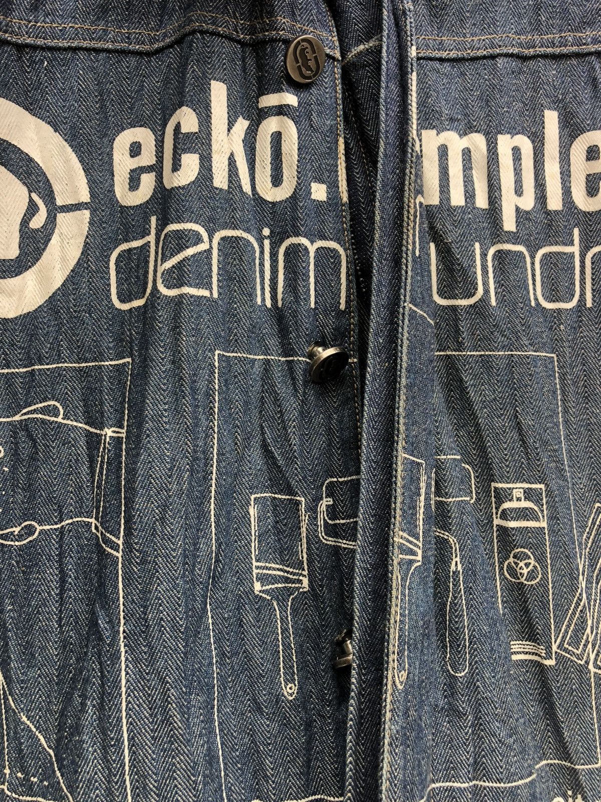 Ecko Unltd. Ecko Unltd Denim Coverall Size 22" - 10 Thumbnail