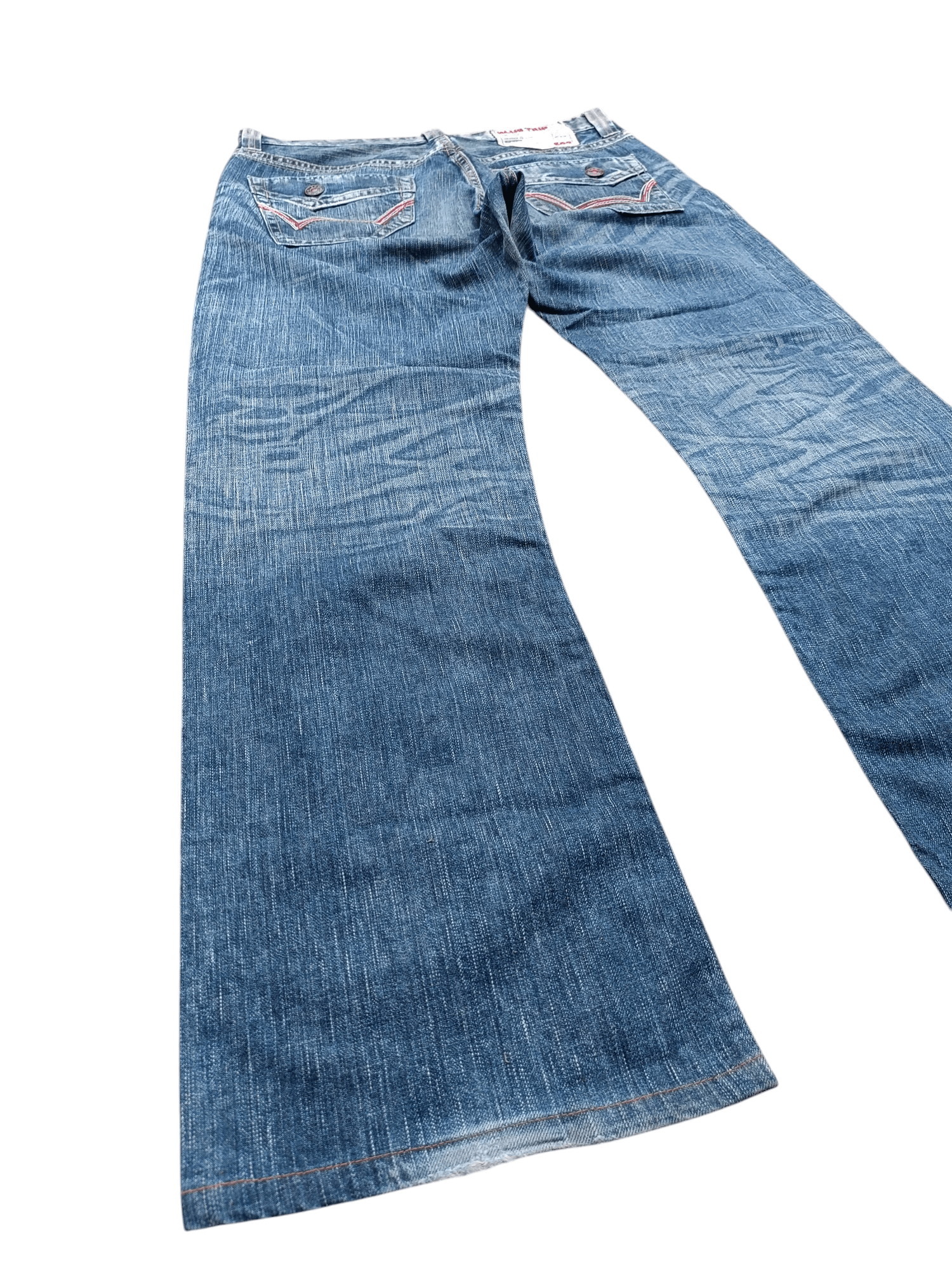 Beauty Beast Vintage Edwin 503 Loose Baggy Faded Dirty Style Denim Size US 34 / EU 50 - 3 Thumbnail