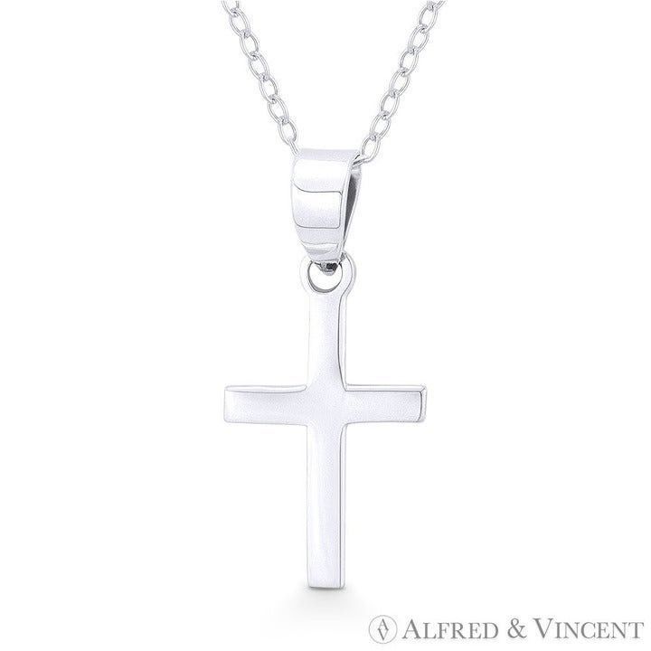 Other Latin Crucifix Charm Cross Pendant in .925 Sterling Silver Size ONE SIZE - 1 Preview
