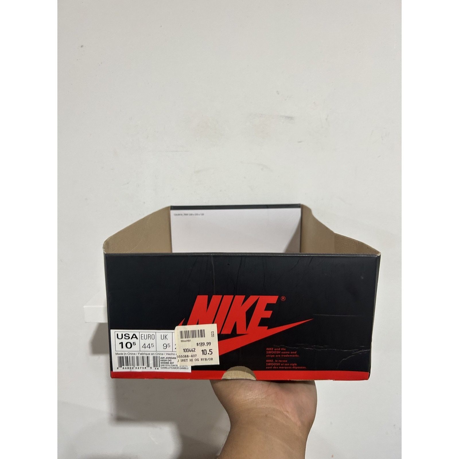 Jordan Craig JORDAN 1 HIGH KNICKS SIZE 10.5 PREOWNED Size US 10.5 / EU 43-44 - 4 Thumbnail