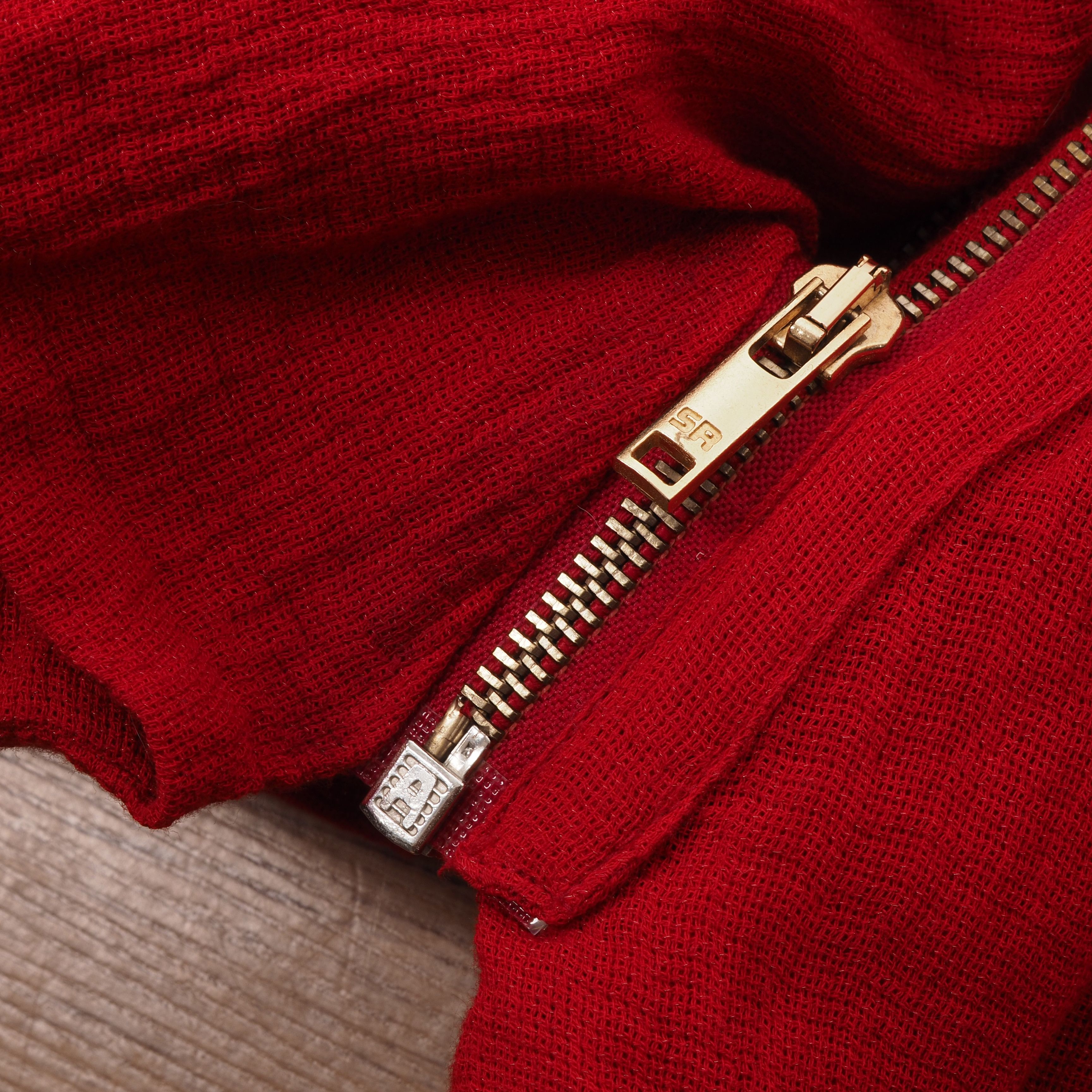 Sonia Rykiel Sonia Rykiel Vintage Red Cropped Draped Linen Moto Jacket Size S / US 4 / IT 40 - 9 Thumbnail