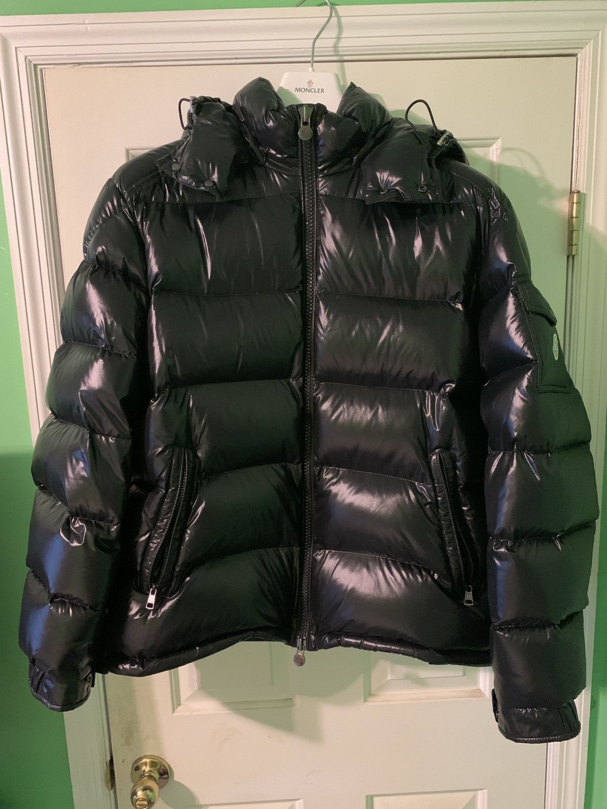 image of Moncler Maya Jacket in Black, Men's (Size XL)