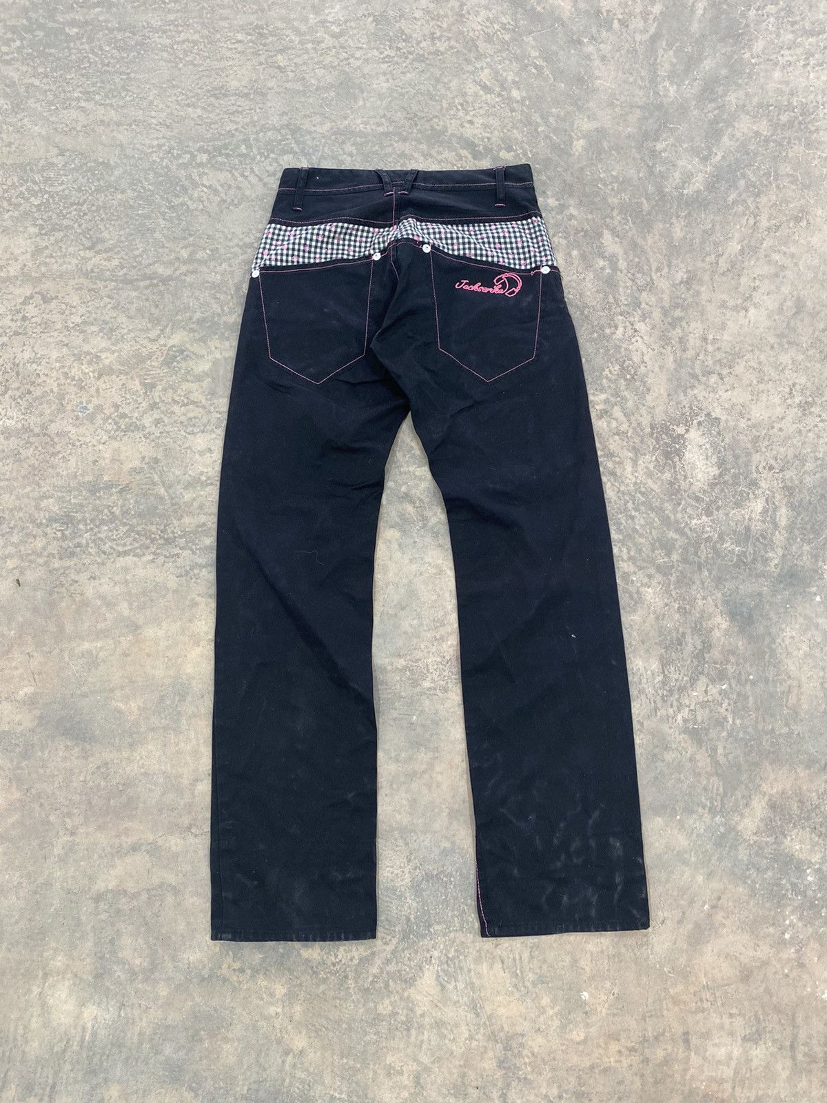 Hysteric Glamour × Japanese Brand × Le Grande Bleu (L.G.B.) JACK SERIKA DOUBLE WAIST PUNK GRUNGE LGB PANTS Size US 29 - 7 Thumbnail
