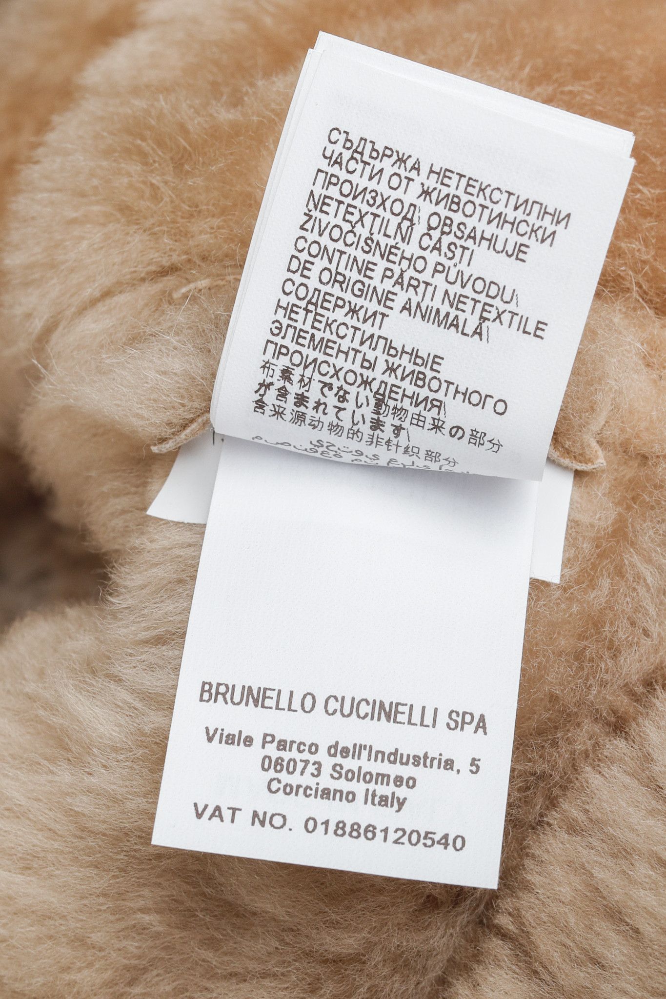 Brunello Cucinelli Brunello Cucinelli Beige Sharpa Sheepskin Fur Peacoat Size US M / EU 48-50 / 2 - 20 Thumbnail