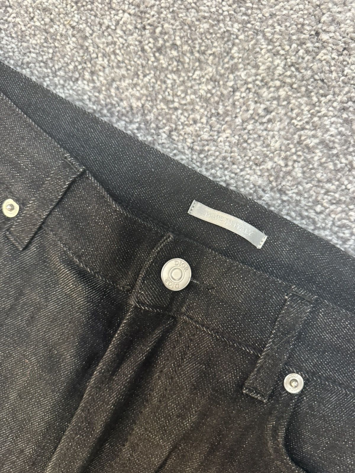Dior Dior Oblique Cuff Denim Size US 31 - 4 Thumbnail