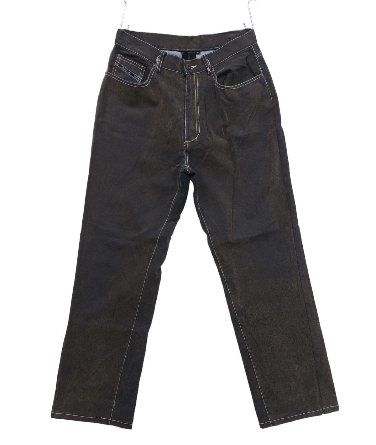 Japanese Brand × Vintage Crazy Vintage Dj Honda Denim Two Tones Jeans Size US 30 / EU 46 - 3 Thumbnail