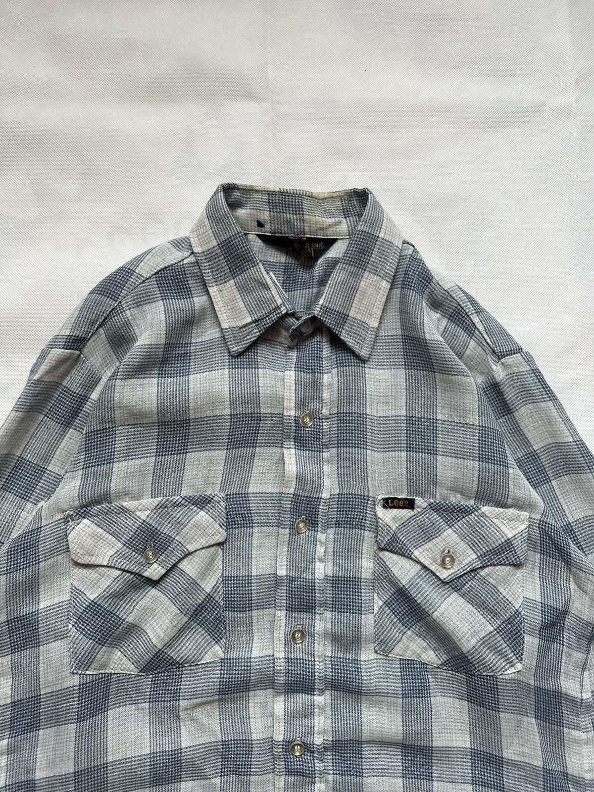 Flannel 70's Vintage Lee Printed Plaid Flannel Shirt Size US M / EU 48-50 / 2 - 10 Thumbnail