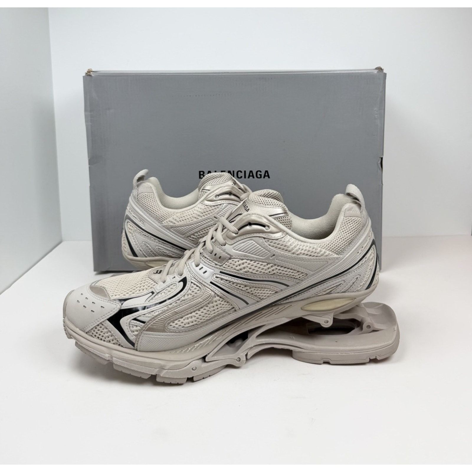Balenciaga Size 46EU/13US - Balenciaga X-Pander Beige Mesh NEW Size US 13 / EU 46 - 7 Thumbnail