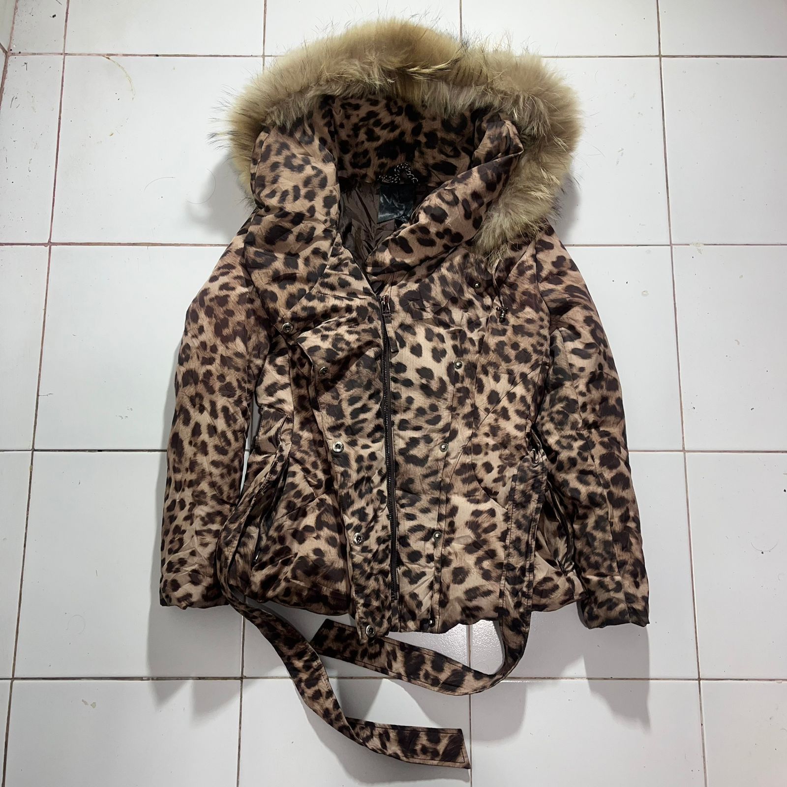 Le Grande Bleu (L.G.B.) Jessi New York Leopard LGB Style Fur Jacket Size M / US 6-8 / IT 42-44 - 2 Thumbnail