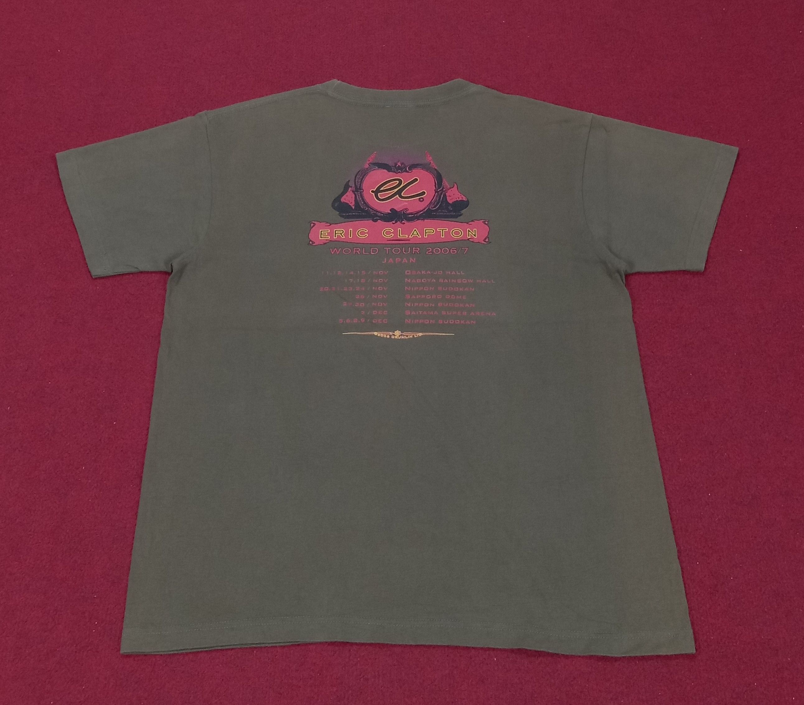 Band Tees × Vintage Eric Clapton Tour Tshirt Singer Music Size US M / EU 48-50 / 2 - 3 Thumbnail