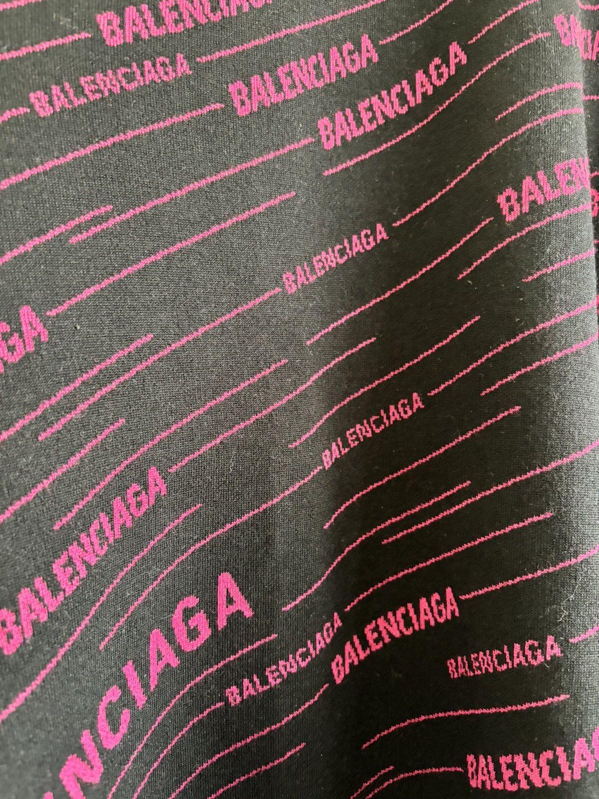 Balenciaga Balenciaga Allover Logo Sweater Size US XS / EU 42 / 0 - 7 Thumbnail