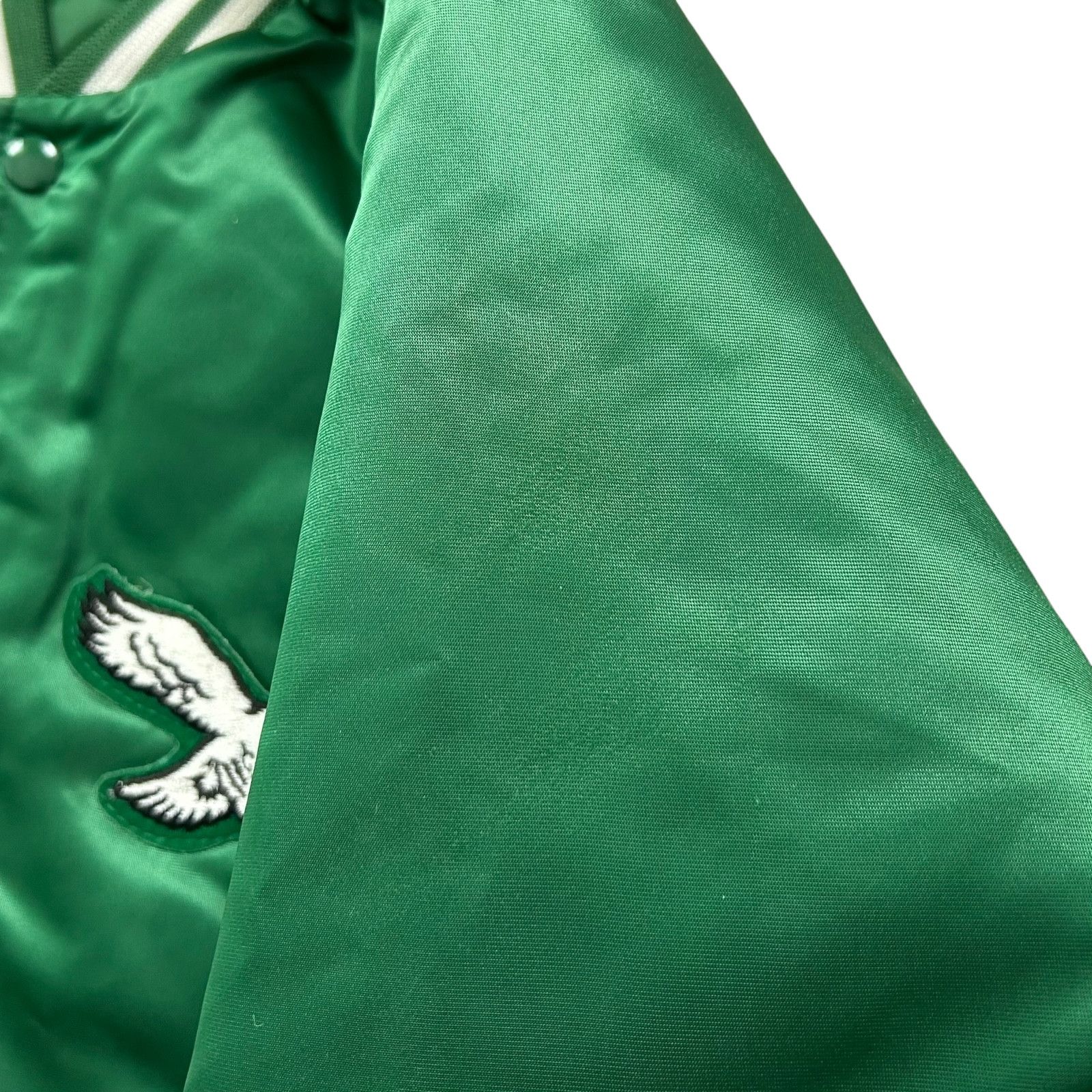 NFL DS VTG 90s PHILADELPHIA EAGLES CHALK LINE SATIN JACKET Size US XL / EU 56 / 4 - 11 Thumbnail