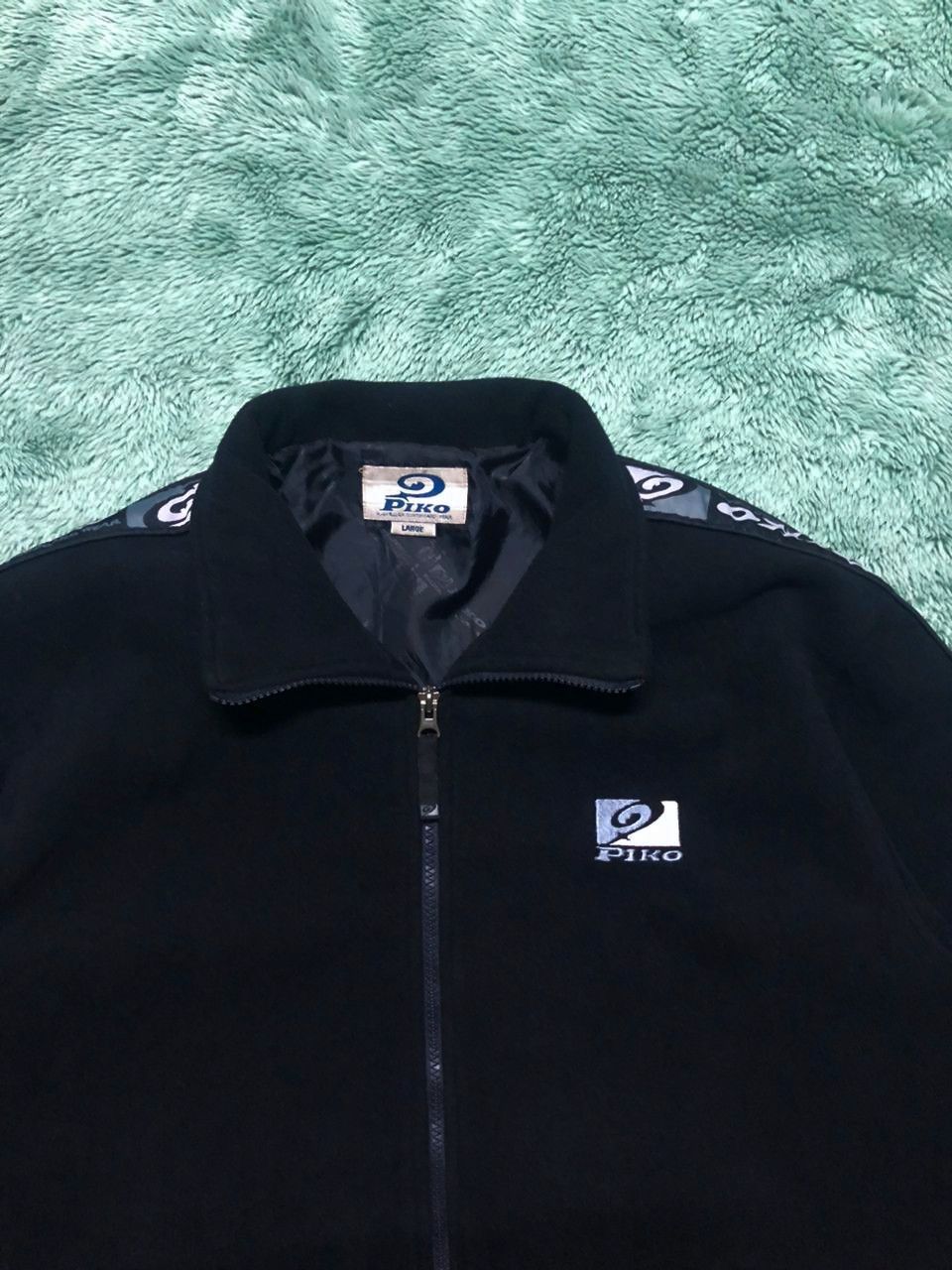 Japanese Brand VINTAGE PIKO HAWAII LONGBOARD WEAR SIDE TAPE FLEECE JACKET Size US L / EU 52-54 / 3 - 5 Thumbnail