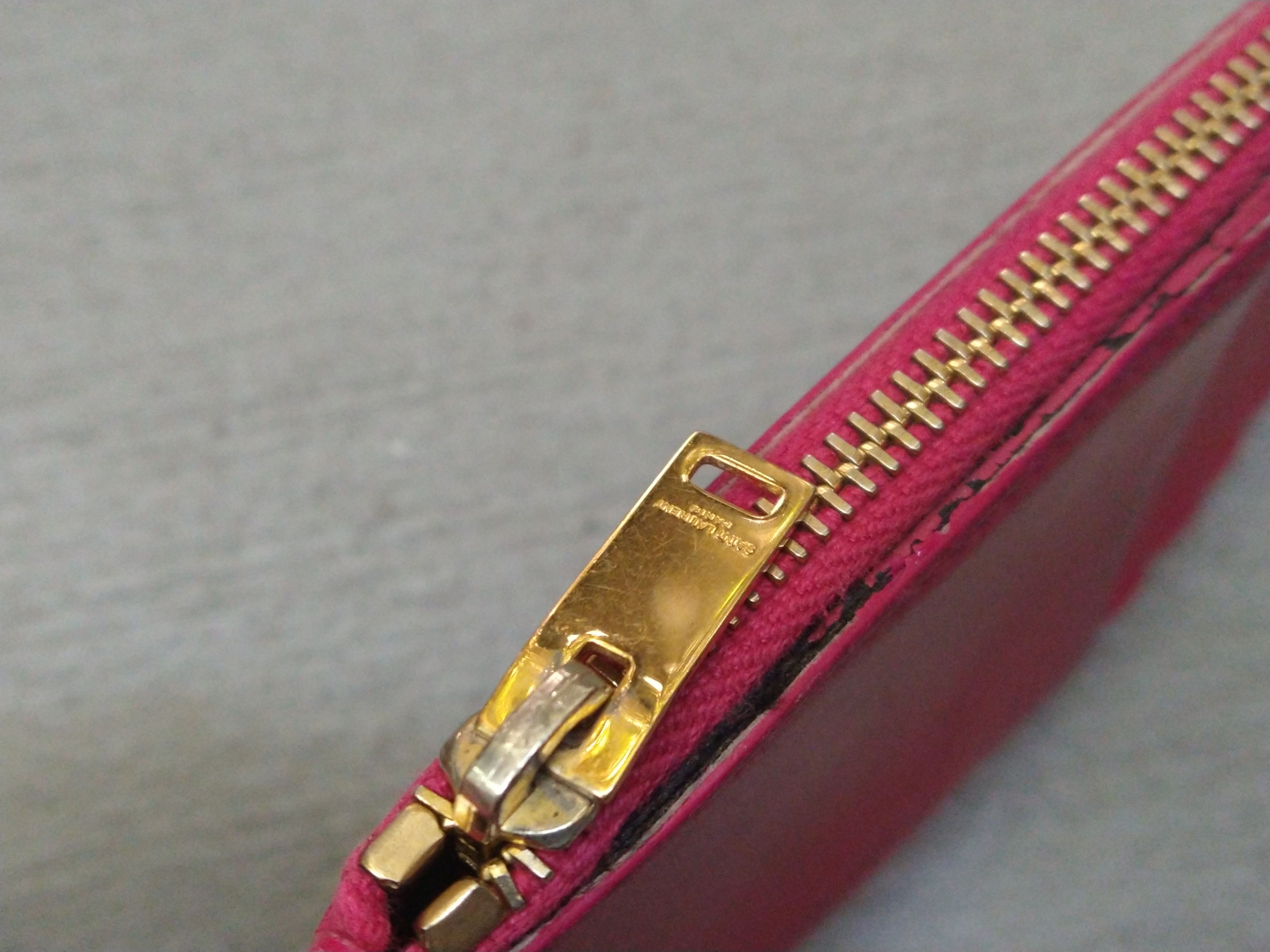 Saint Laurent Paris Saint Laurent Paris Wallet Cardholder Pink Leather SLP YSL Size ONE SIZE - 4 Thumbnail