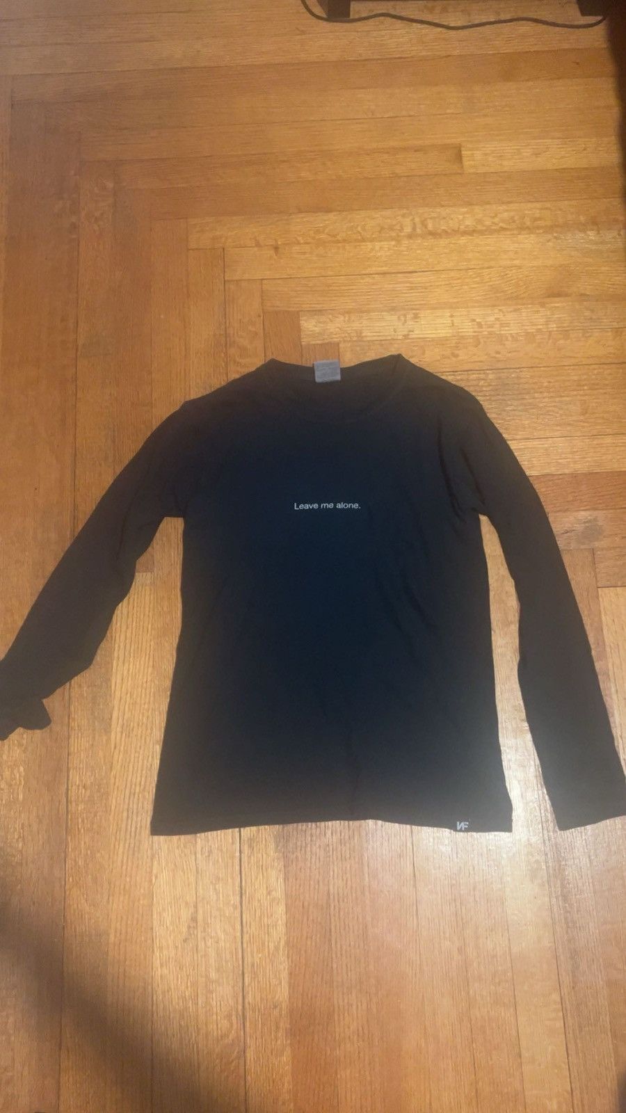 Vintage Vintage “leave me alone.” Long Sleeve Tee Size US S / EU 44-46 / 1 - 1 Thumbnail