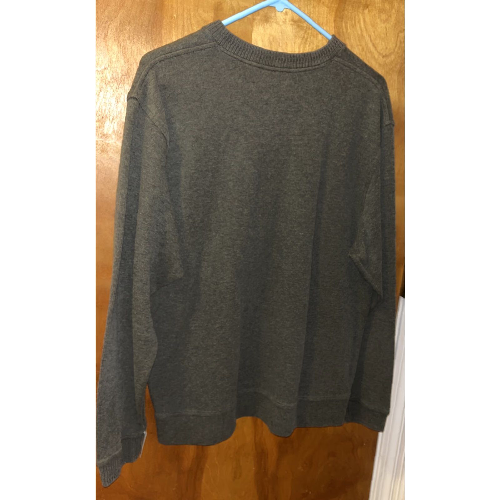 Vintage VINTAGE L.L. Bean Men’s Sweater V Neck Knit Cotton Green Casual Fall Winter Large Mens Size US L / EU 52-54 / 3 - 4 Thumbnail