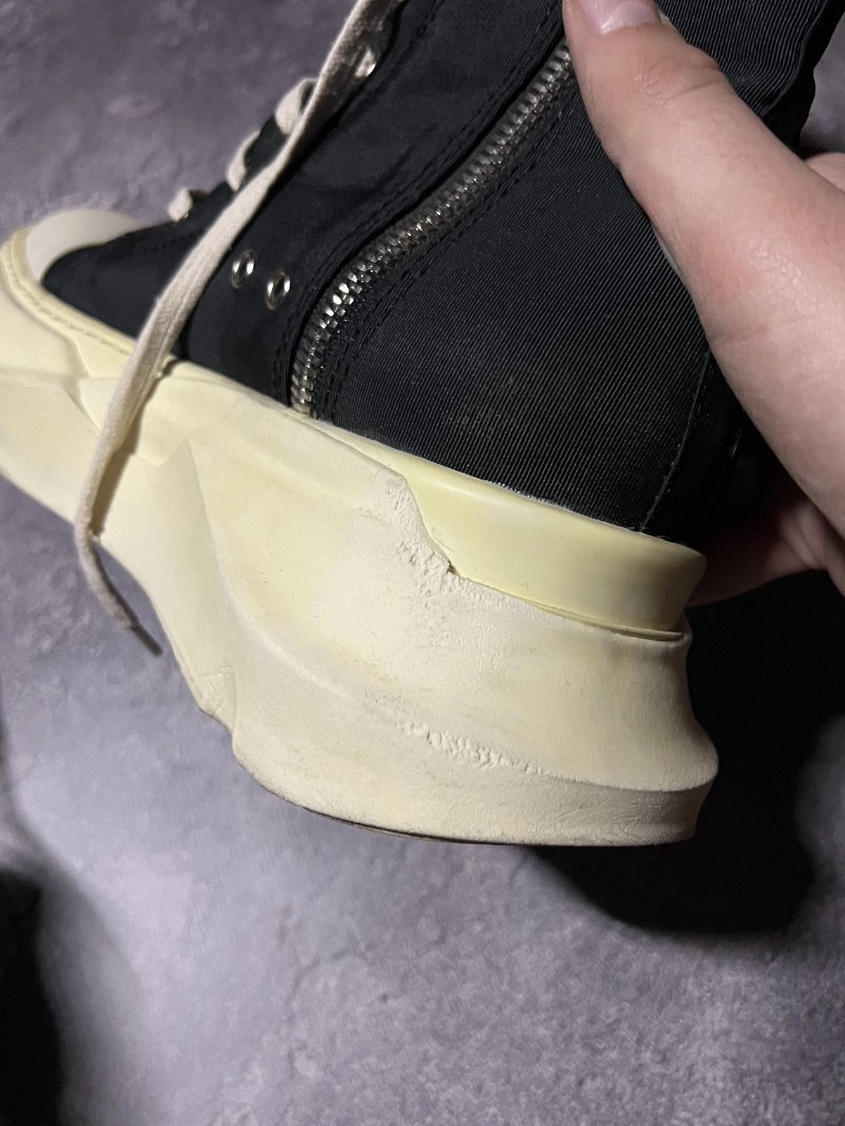 Rick Owens Abstract Ramones Hign