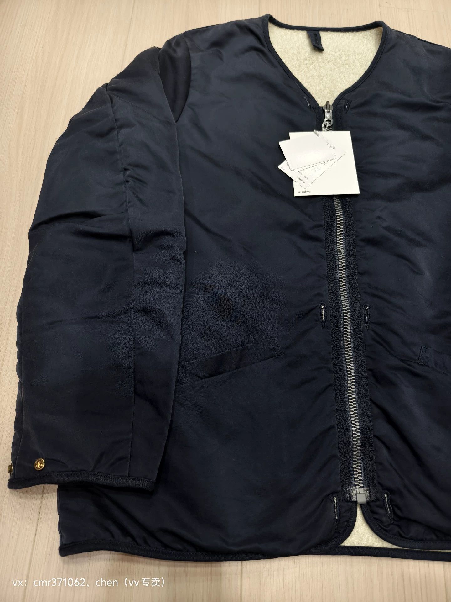 Visvim visvim 15aw iris liner jkt navy 3 double face riri Size US L / EU 52-54 / 3 - 2 Thumbnail