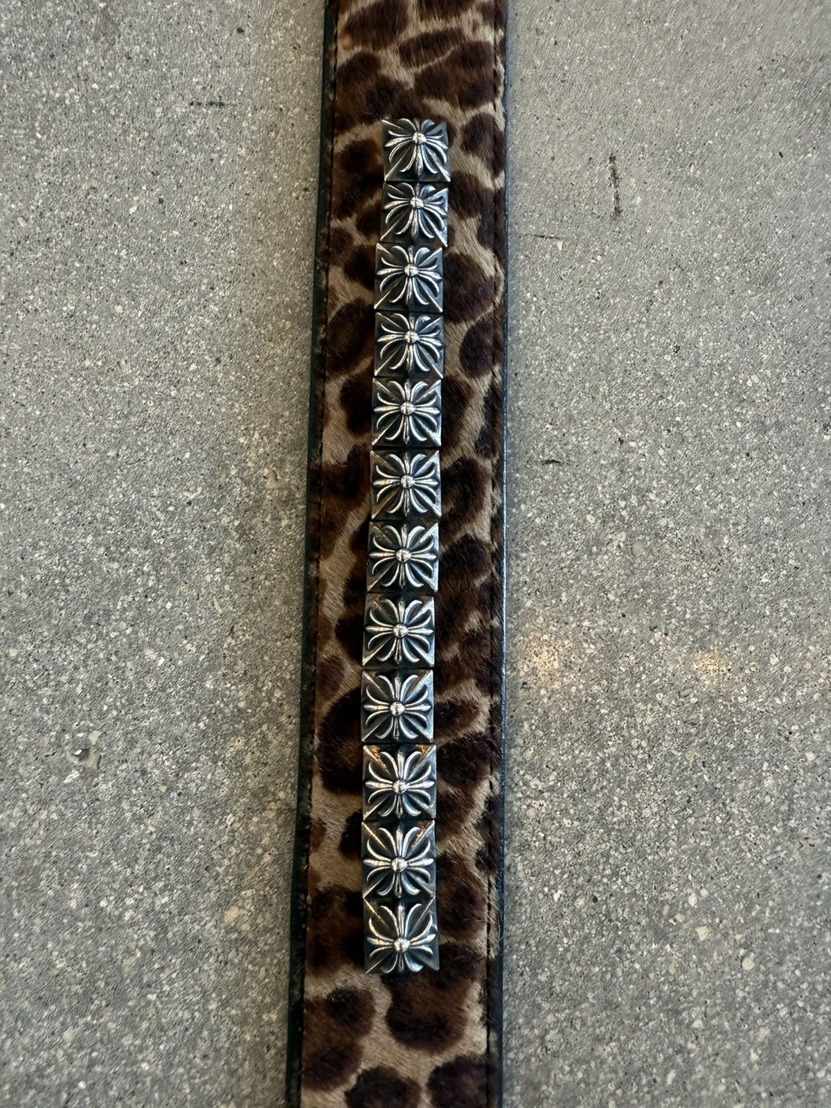 CHROME HEARTS X BELLA HADID CHEETAH STRAP
