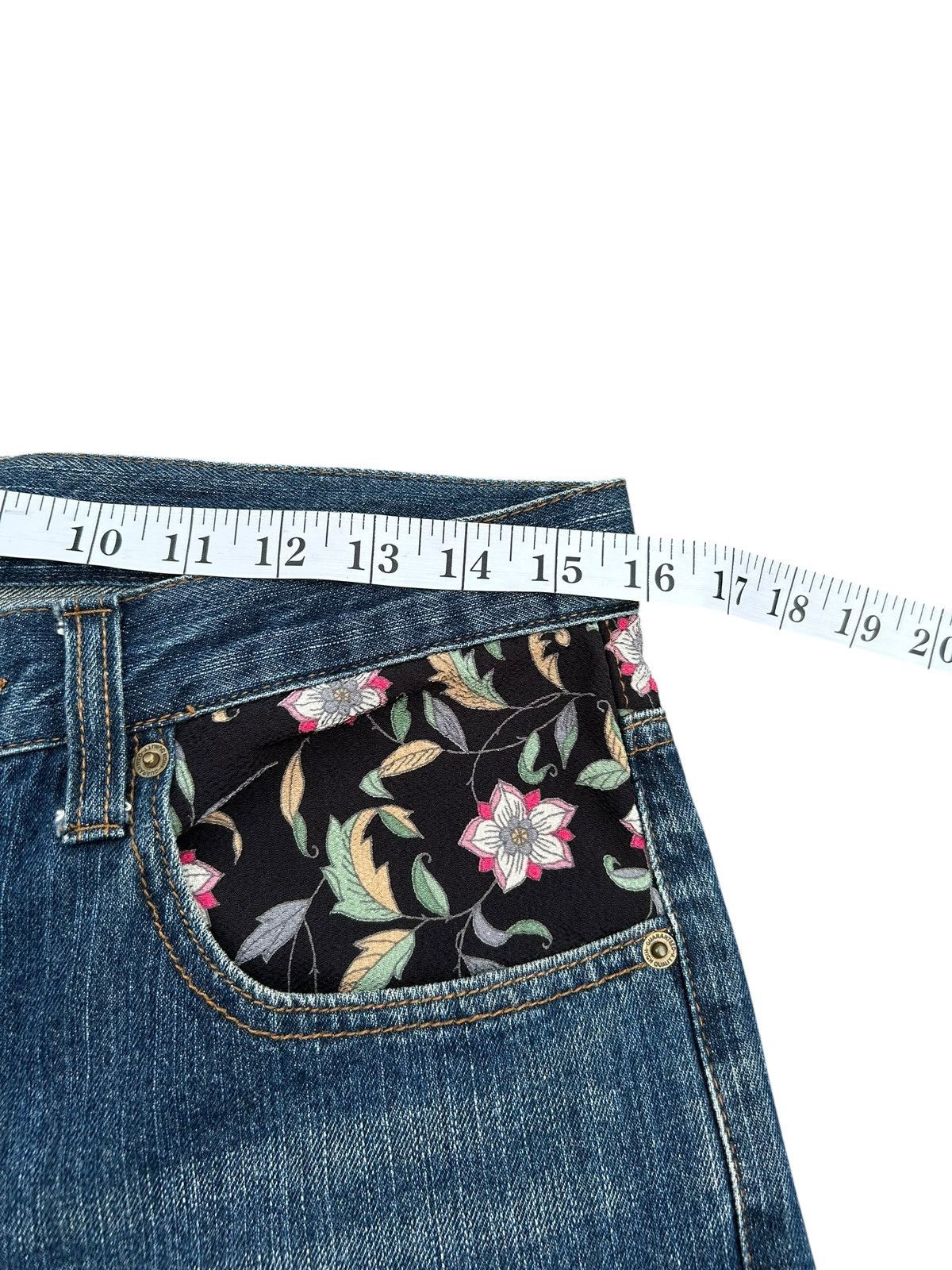 Kapital Karakuri Tamashii Japanese Inspired Distressed Denim Jeans Size US 32 / EU 48 - 14 Thumbnail