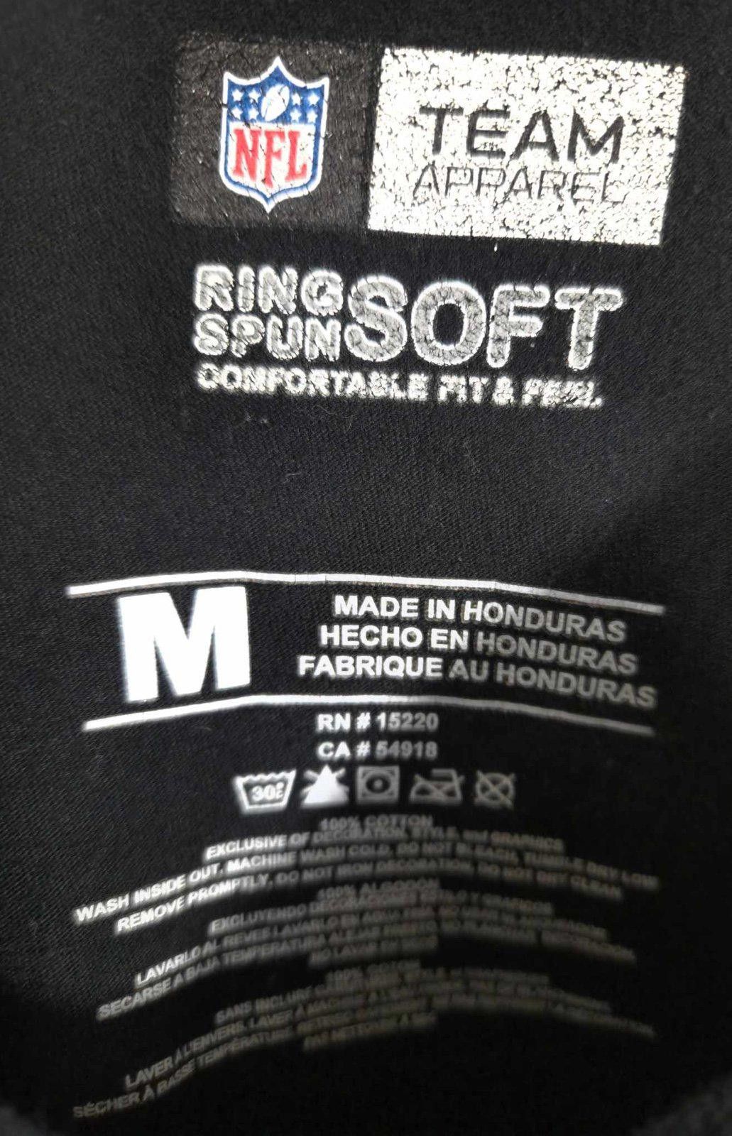 Designer Seattle Seahawks NFL Black Graphic Tee Shirt Size US M / EU 48-50 / 2 - 2 Thumbnail
