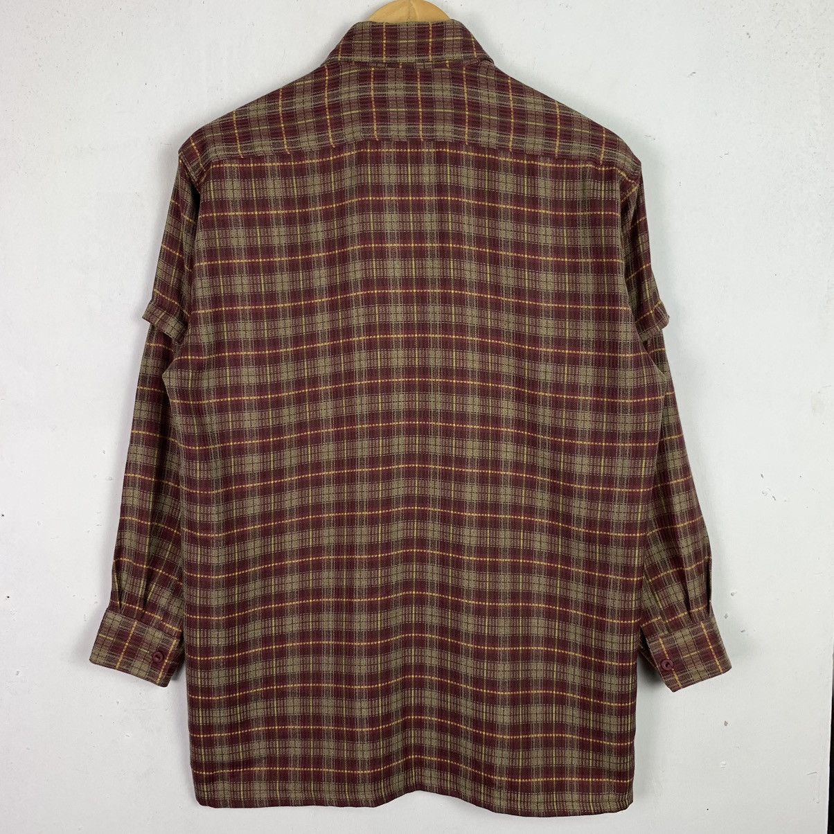 Flannel × Vintage Vintage Flannel Striped Single Pocket Shirt Size US M / EU 48-50 / 2 - 11 Thumbnail