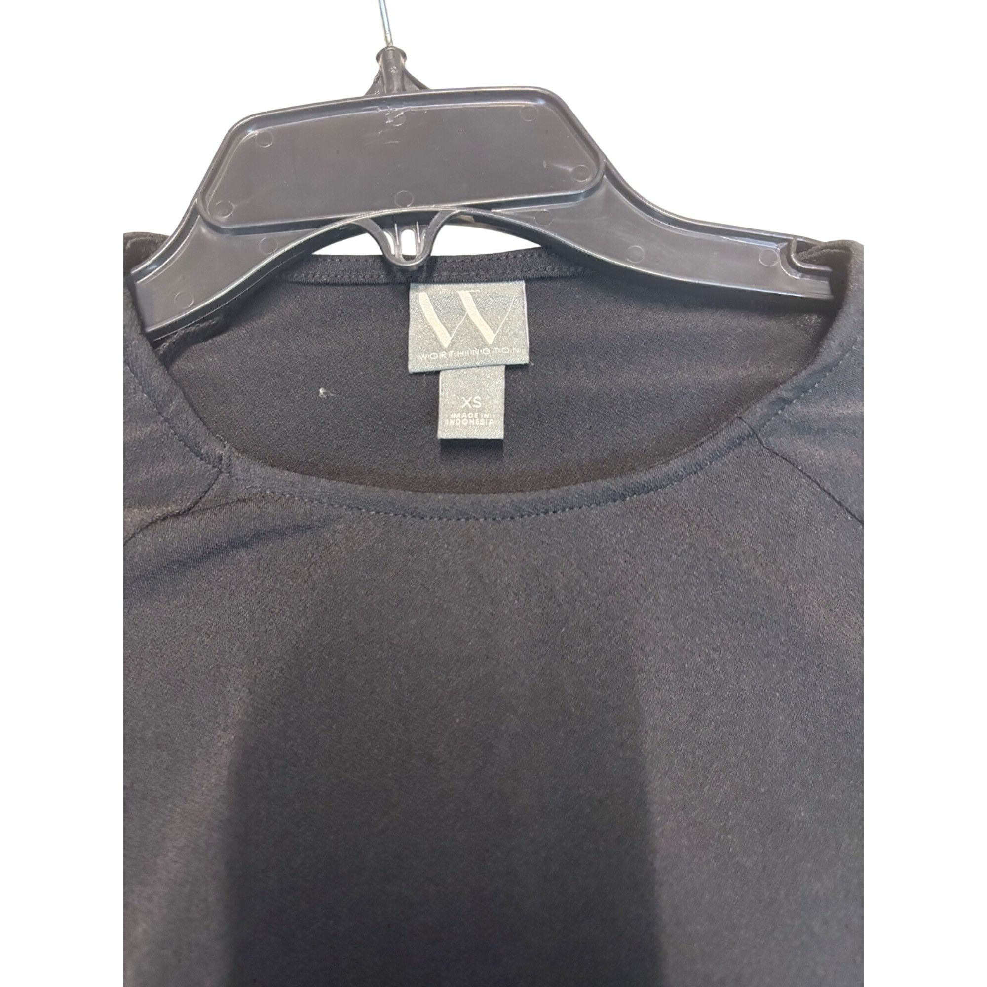 Worthington Worthington Women’s Tie-ruched Reglan sleeve Jersey Blouse, Size XS / US 0-2 / IT 36-38 - 8 Thumbnail