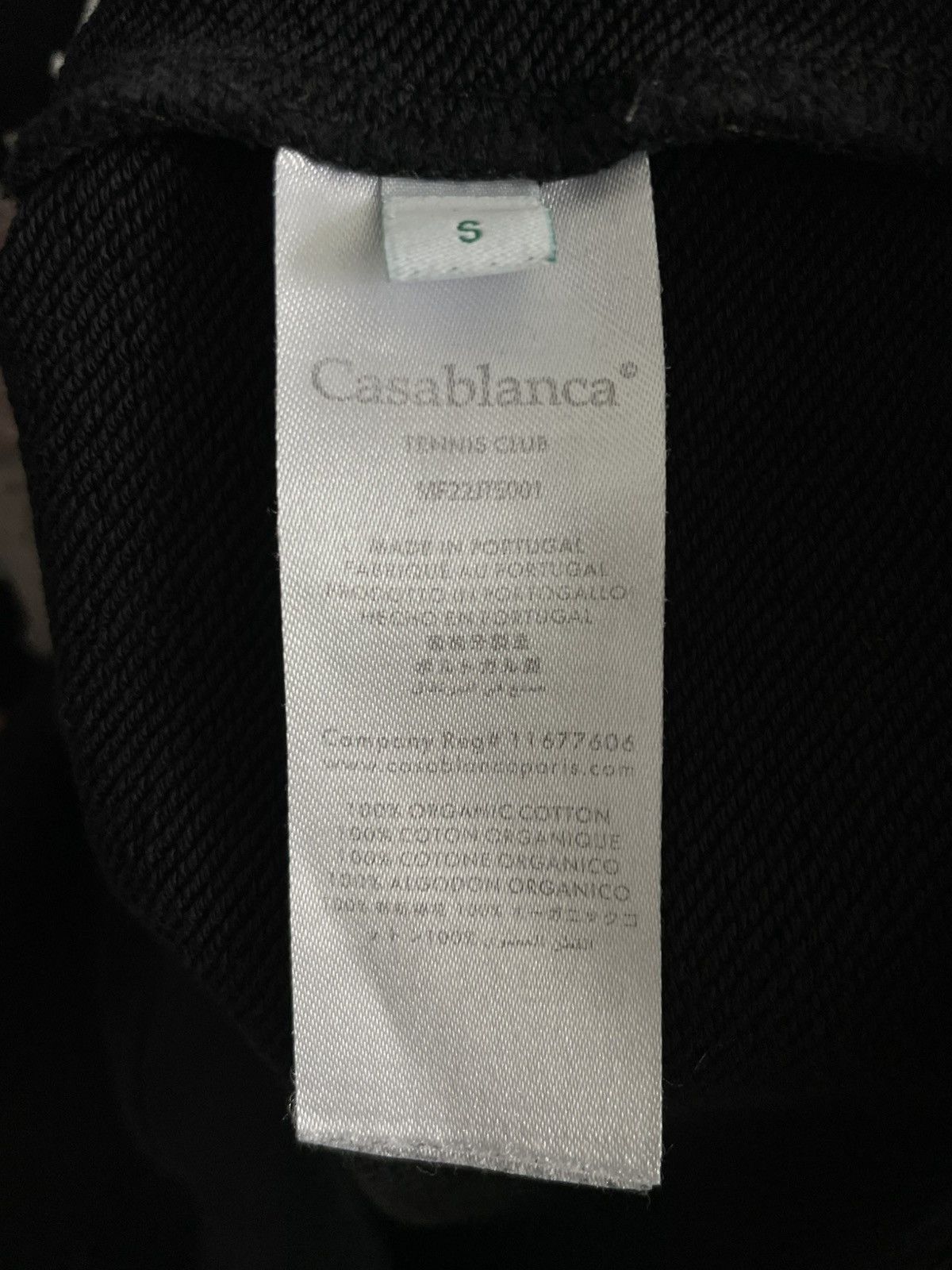 Casablanca Casablanca Casa Way Black Sweatshirt Size US S / EU 44-46 / 1 - 5 Thumbnail