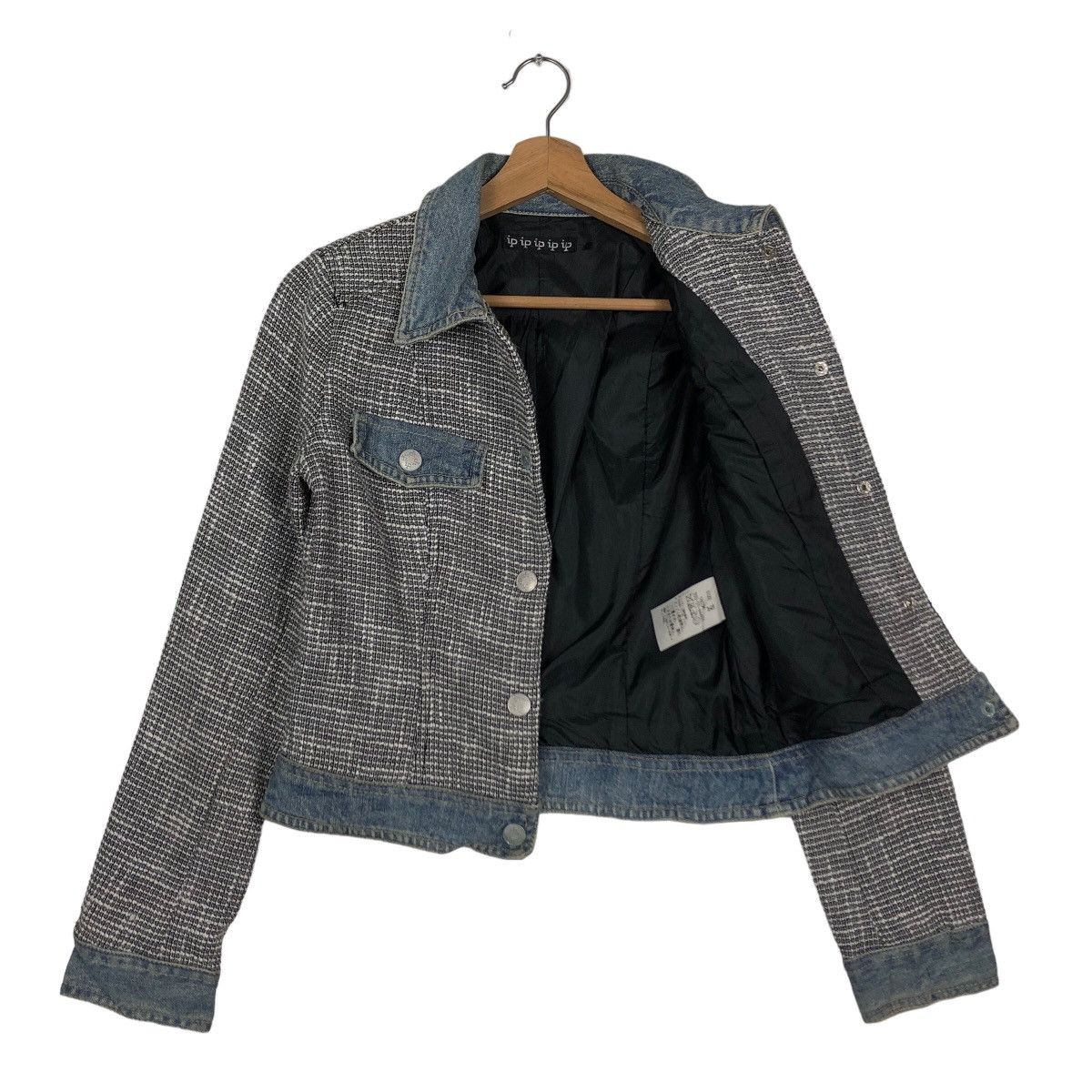 Japanese Brand 🔥Rare Cropped Denim Jacket Biker Wear IP IP Japan Made Size US M / EU 48-50 / 2 - 9 Thumbnail