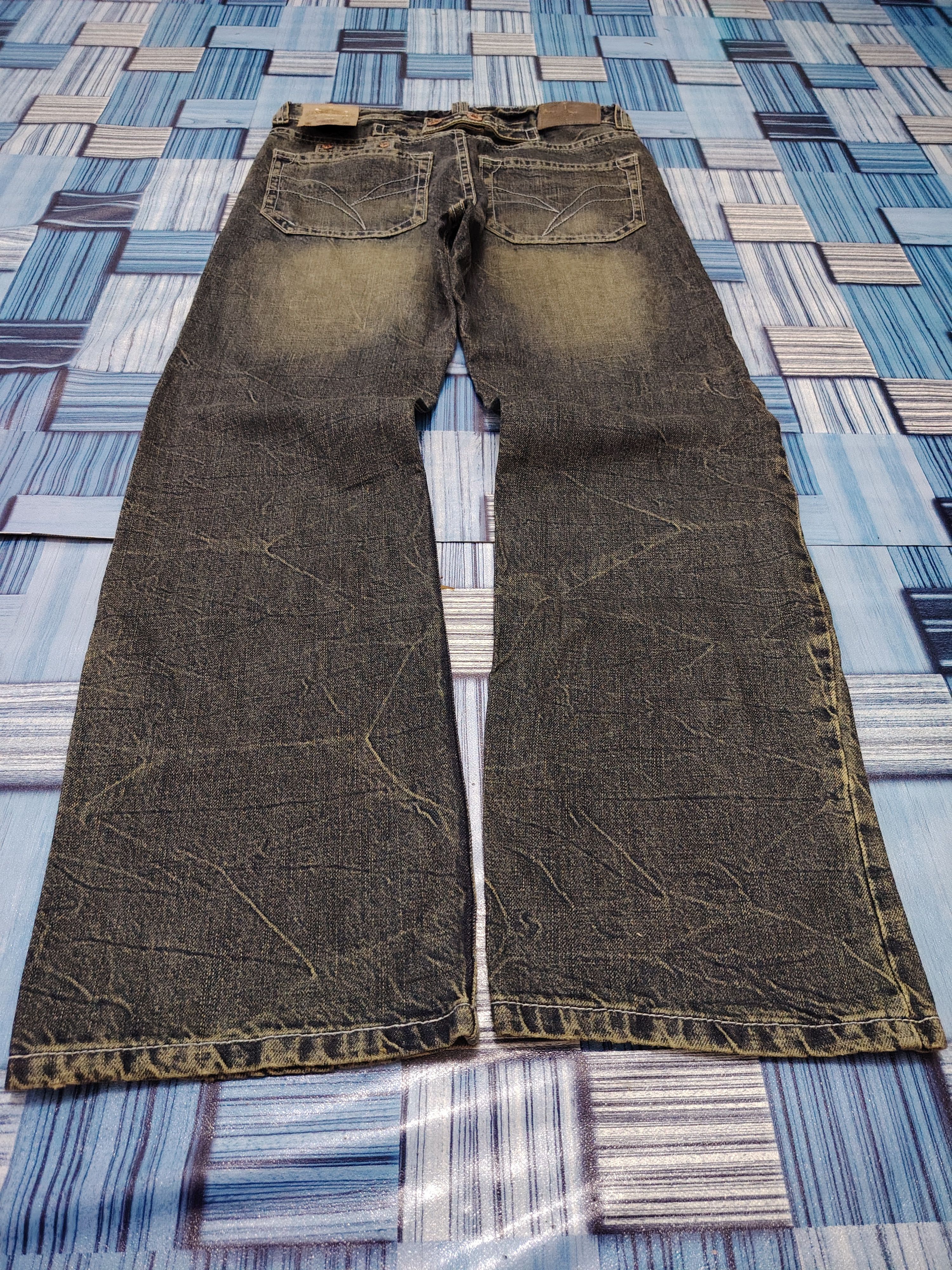 Hysteric Glamour 💥Insane💥 R>>> Jeans RH193 Mud Wash Flared Jeans Size US 31 - 16 Thumbnail