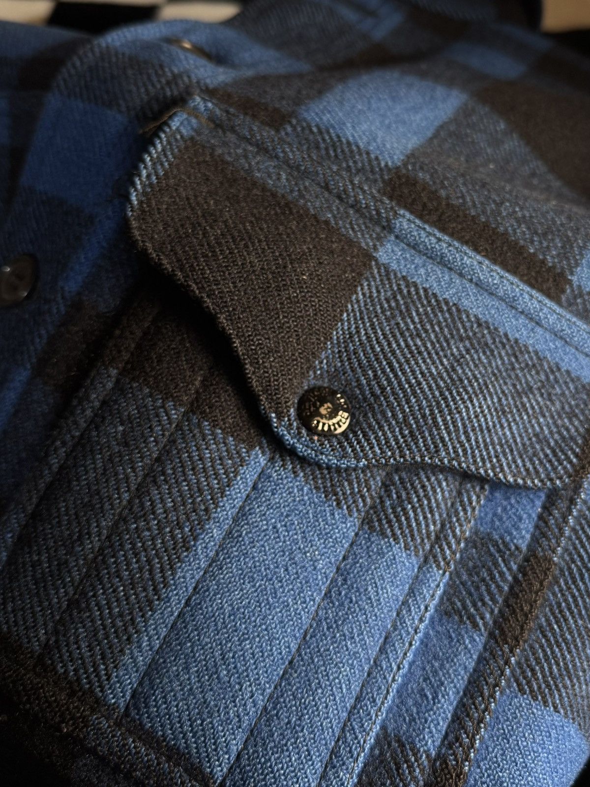 Filson $630 MACKINAW WOOL CRUISER COAT JACKET WORK PLAID BLUE Size US M / EU 48-50 / 2 - 3 Thumbnail