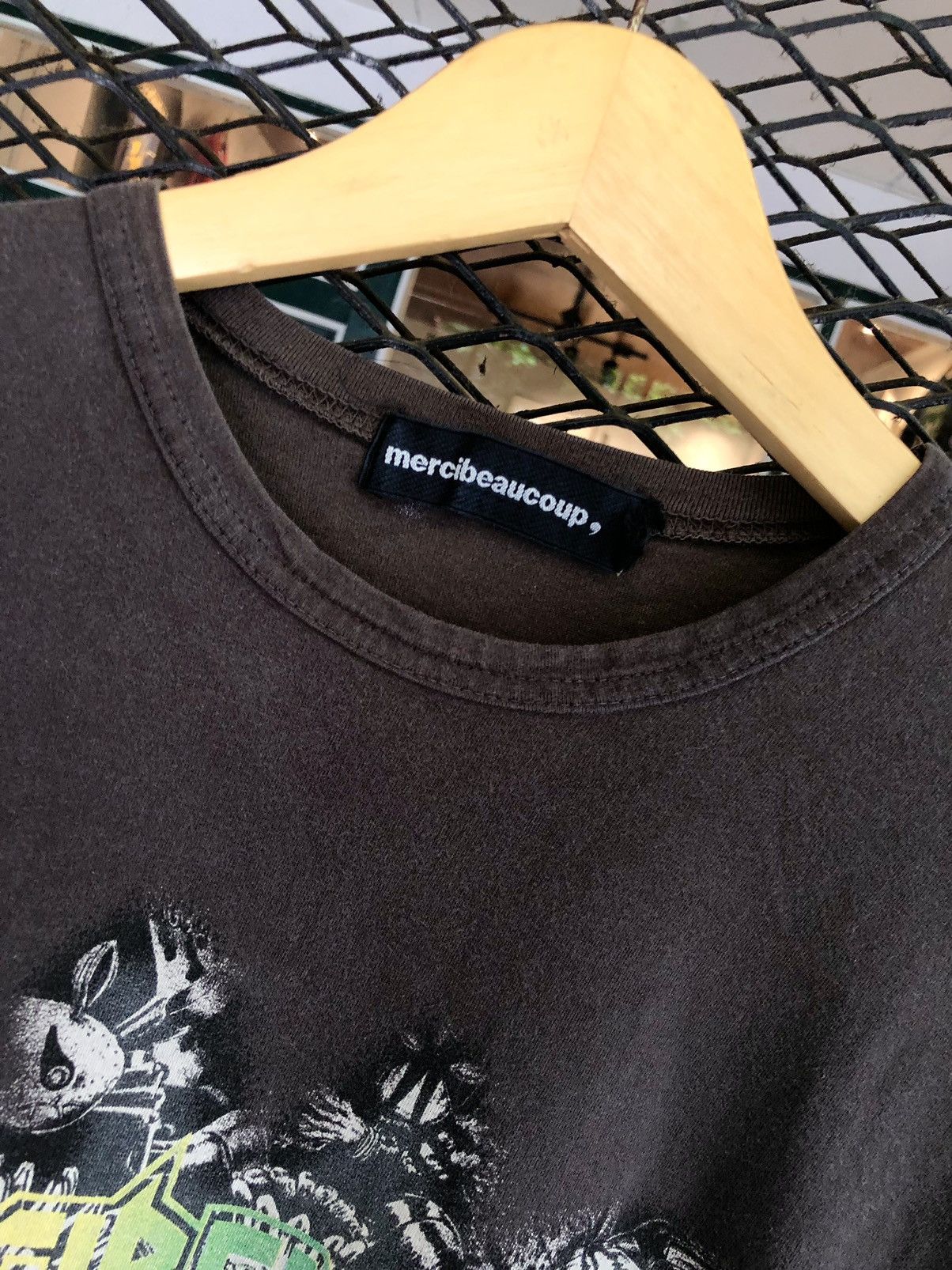 Issey Miyake × Japanese Brand × mercibeaucoup JAPANESE MERCIBEAUCOUP ISSEY MIYAKE POEM GOTHICSTYLE TEE Size US L / EU 52-54 / 3 - 3 Thumbnail