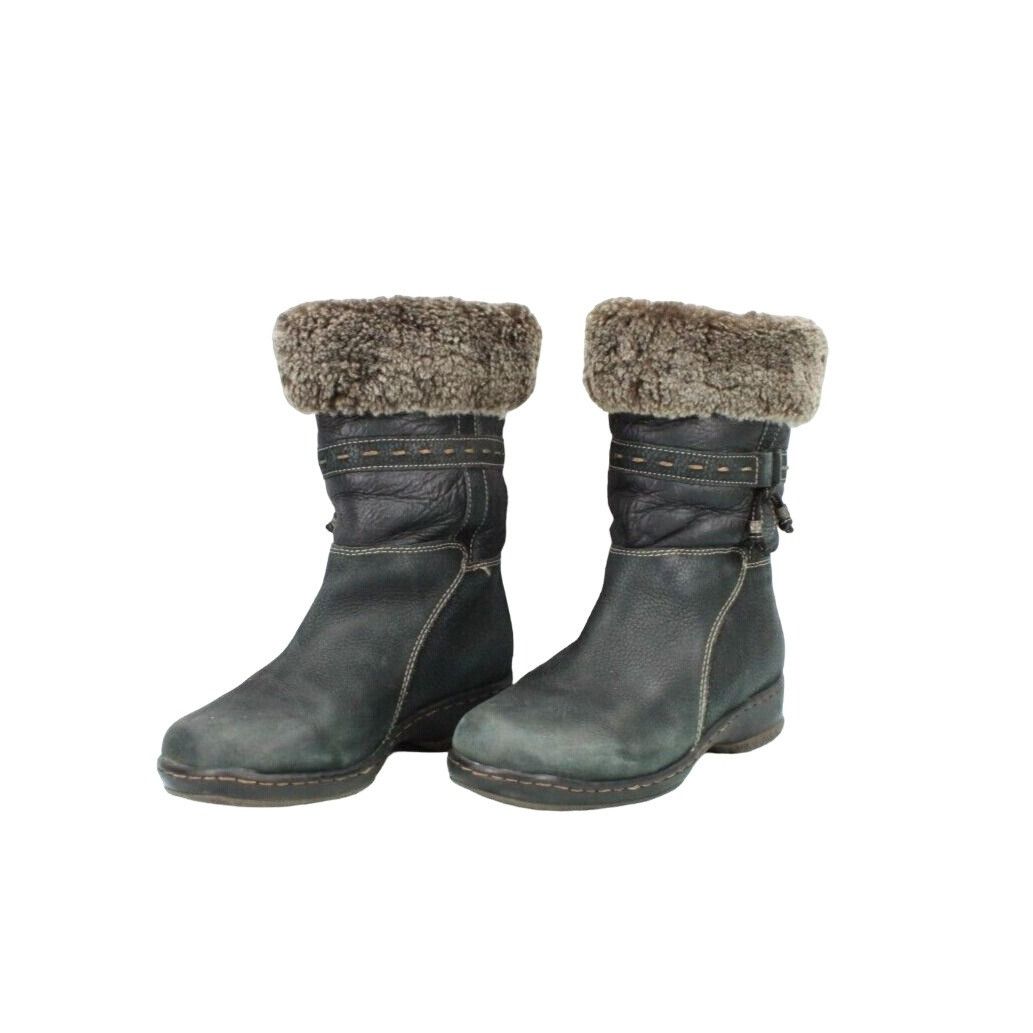 Blondo × Leather Blondo Women's Masym Mushroom Waterproof Fur Lined Boots Size US 8.5 / IT 38.5 - 2 Thumbnail