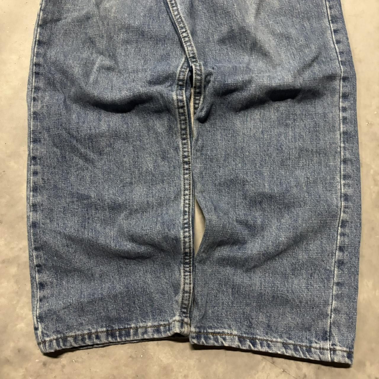 Japanese Brand × Vintage Crazy Vintage Y2K:2000s Grunge Medium Wash Denim Jeans! Size US 33 - 6 Thumbnail