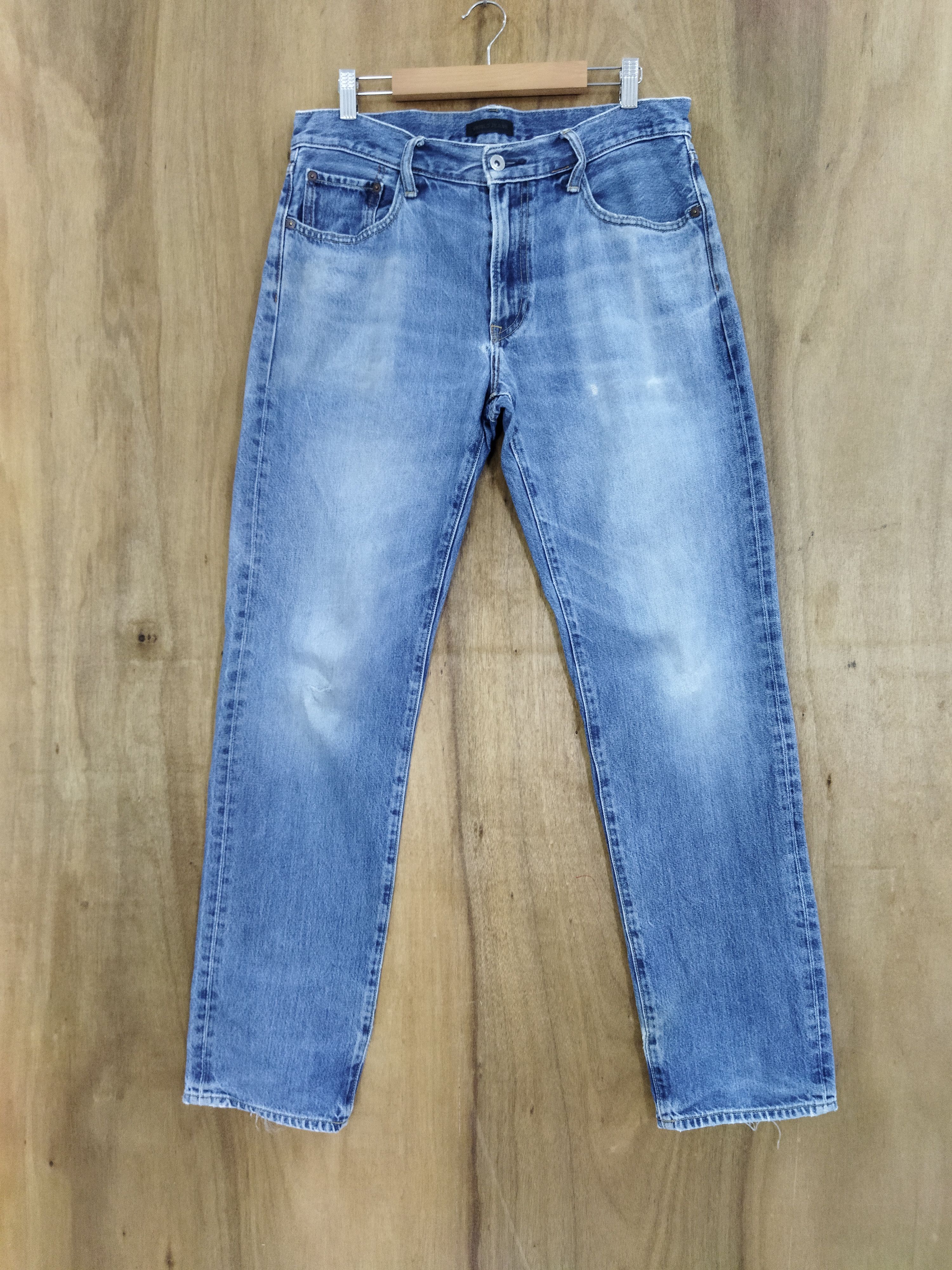 Japanese Brand VINTAGE JAPANESE DISTRESSED BLUE JEANS PANTS Size US 32 / EU 48 - 1 Thumbnail