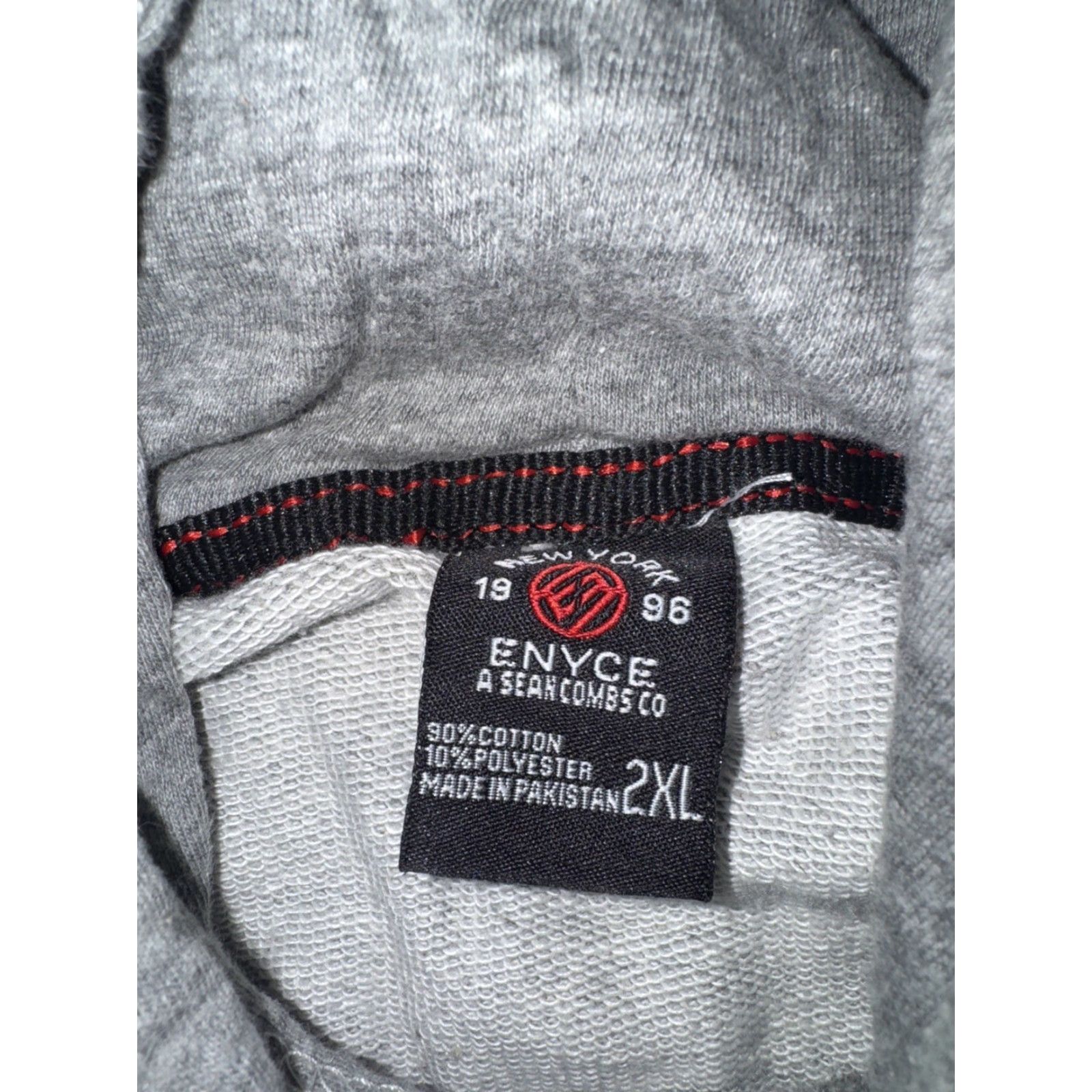 Enyce Enyce Hoodie Short Sleeve Gray 2XL Men Pullover Adult Mens Size US XXL / EU 58 / 5 - 4 Thumbnail