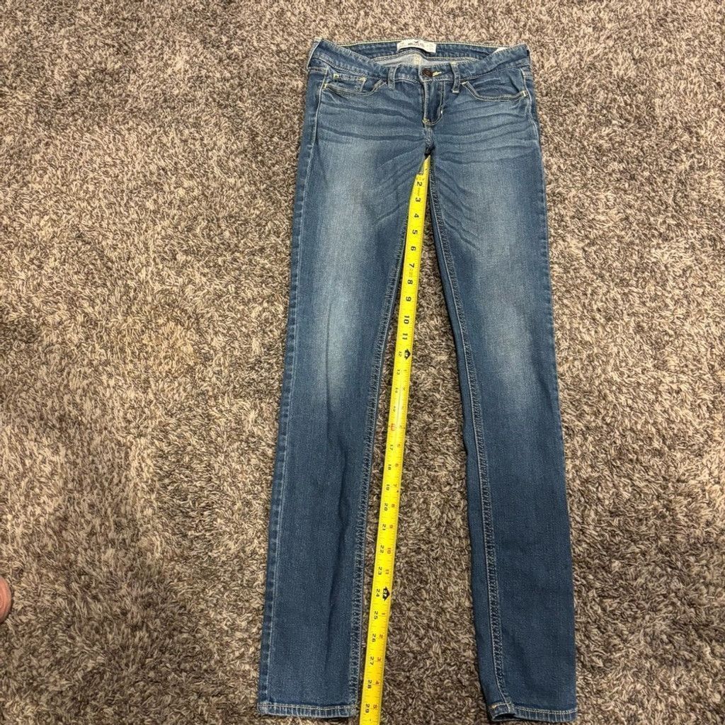 Hollister Hollister Women's Classic Blue Skinny Jeans Size 25" / US 0 / IT 36 - 3 Thumbnail