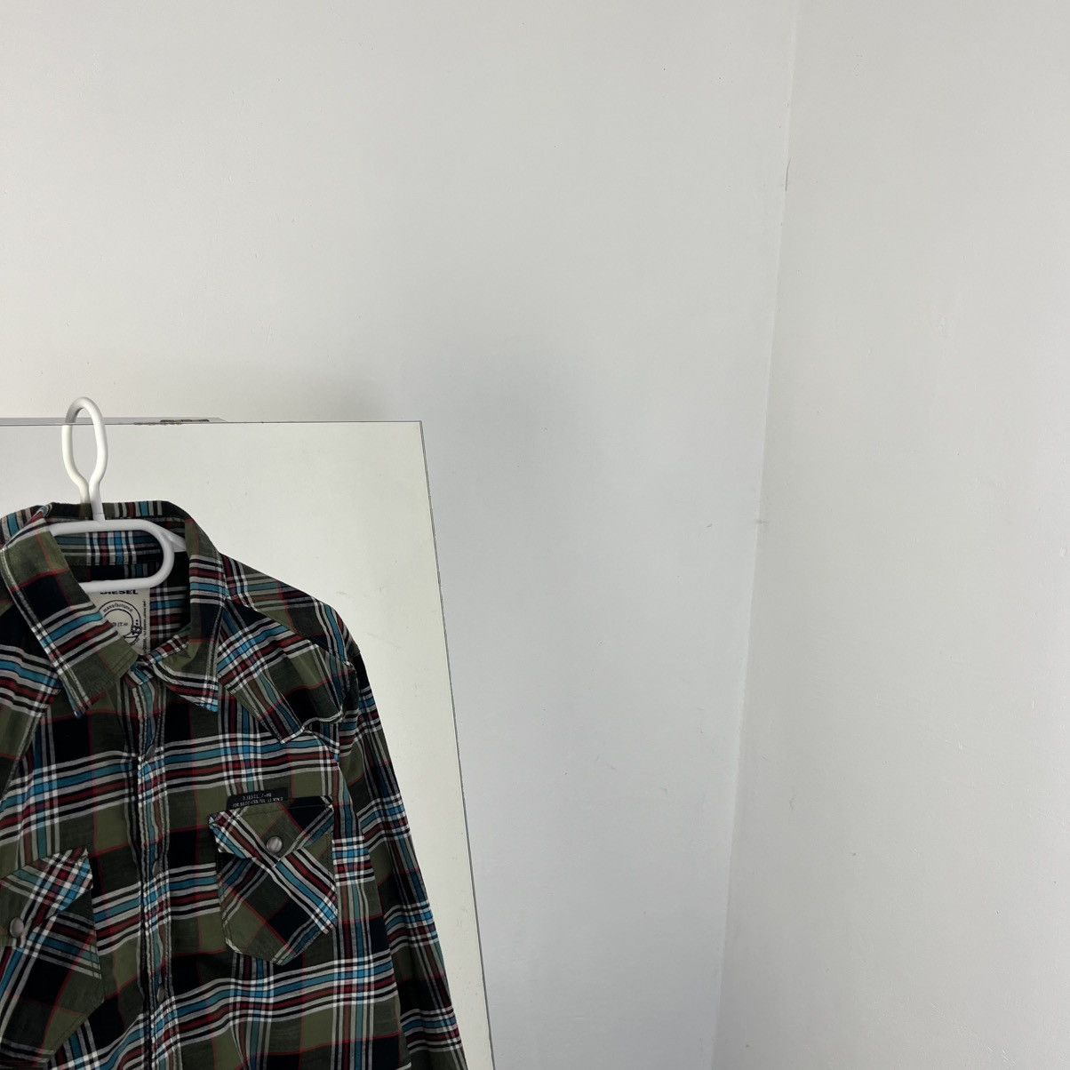 Diesel Vintage Diesel Checkered Button Up Shirt Streetwear Style Size US M / EU 48-50 / 2 - 2 Thumbnail