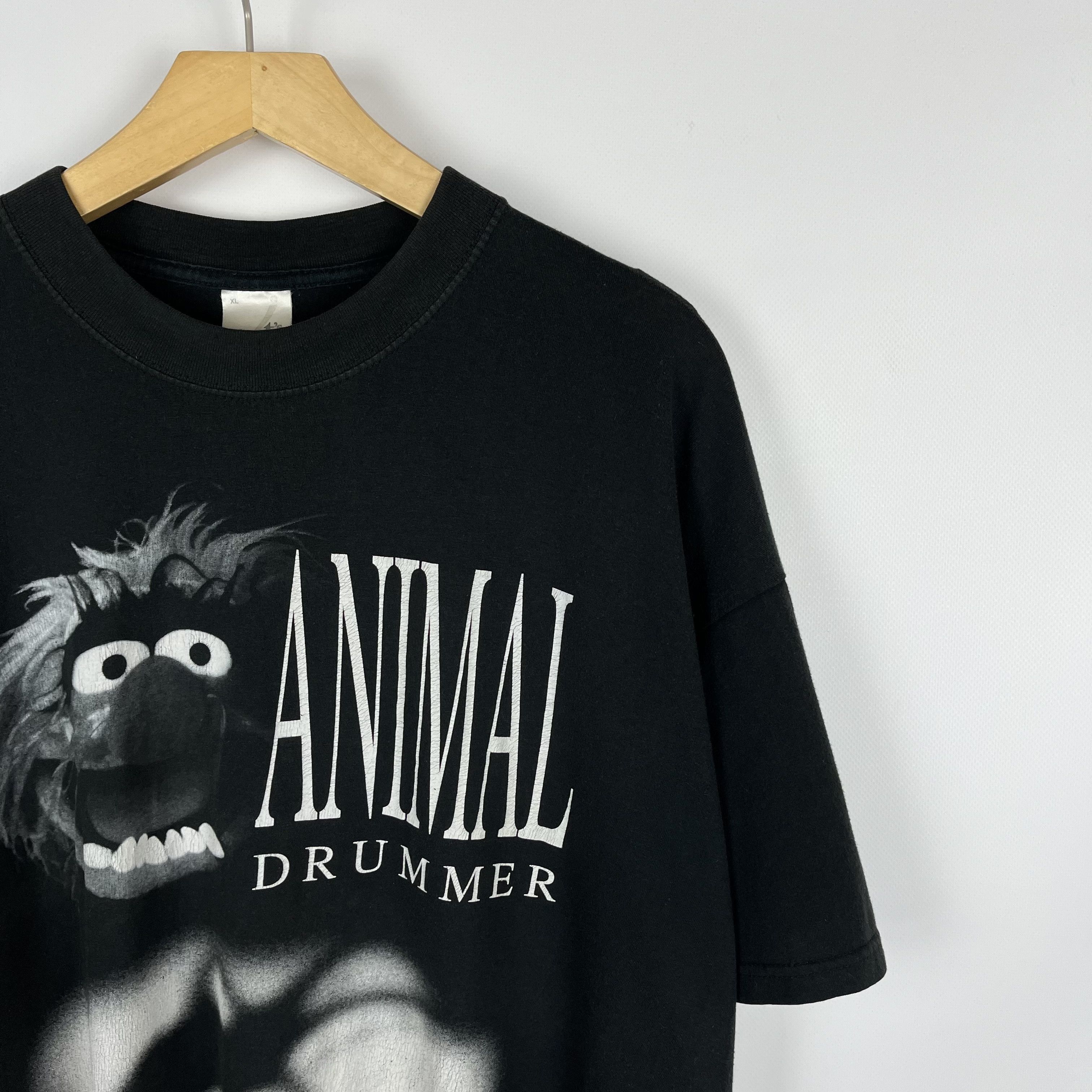 Cartoon Network Vintage The Muppet Show “Animal Drummer” Show T Shirt 90’s Size US XL / EU 56 / 4 - 2 Thumbnail