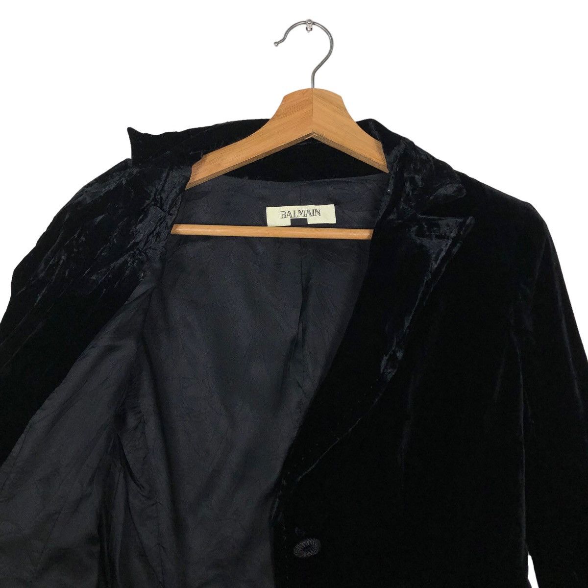 Balmain 🔥Rich Black - Suits Velvet Coats Jacket Balmain Paris Size M / US 6-8 / IT 42-44 - 10 Thumbnail