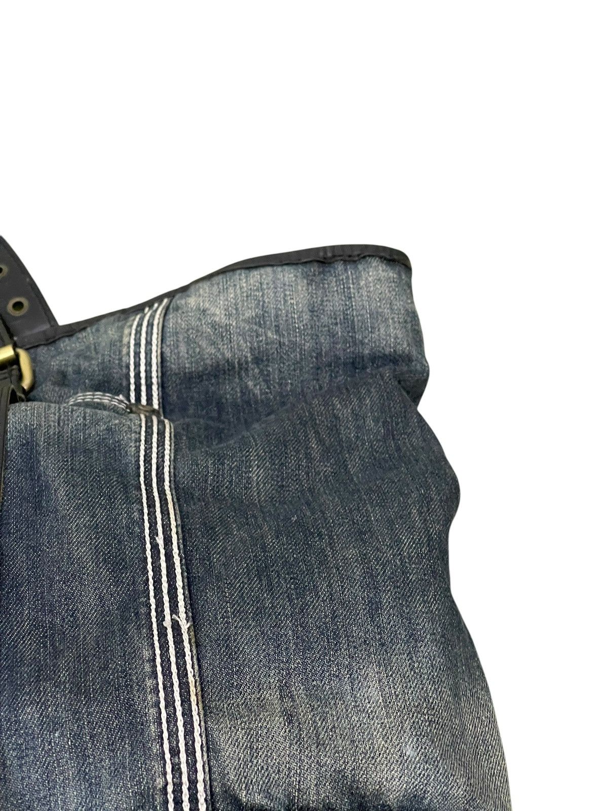 Diesel Leather Denim Vtg Y2k Diesel Industry Tote Shoulder Bag 1🟩2 Size ONE SIZE - 10 Thumbnail