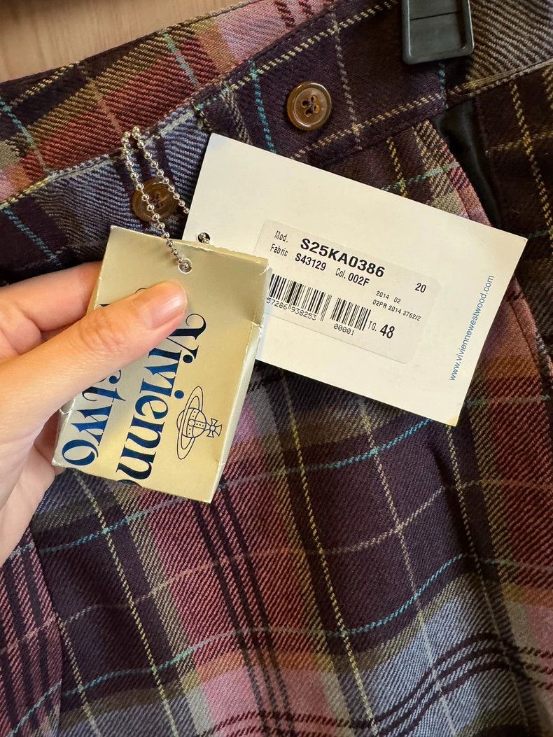 Vivienne Westwood Vivienne Westwood size48 Men's wool plaid trousers Size US 32 / EU 48 - 5 Thumbnail