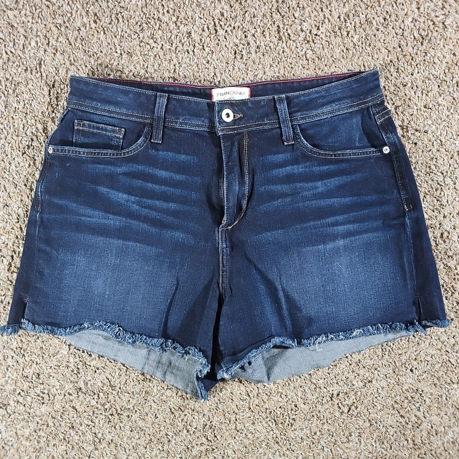 Other Fran Denim Ruby Sz 30 Cutoff Jean Shorts USA MADE Size 30" / US 8 / IT 44 - 1 Thumbnail