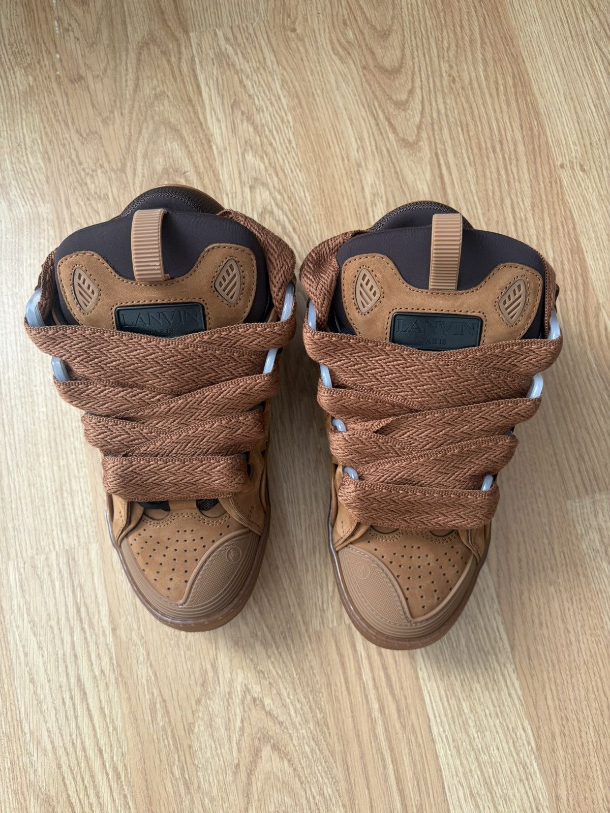 Lanvin Lanvin Leather Curb Tan Size US 8 / EU 41 - 4 Thumbnail