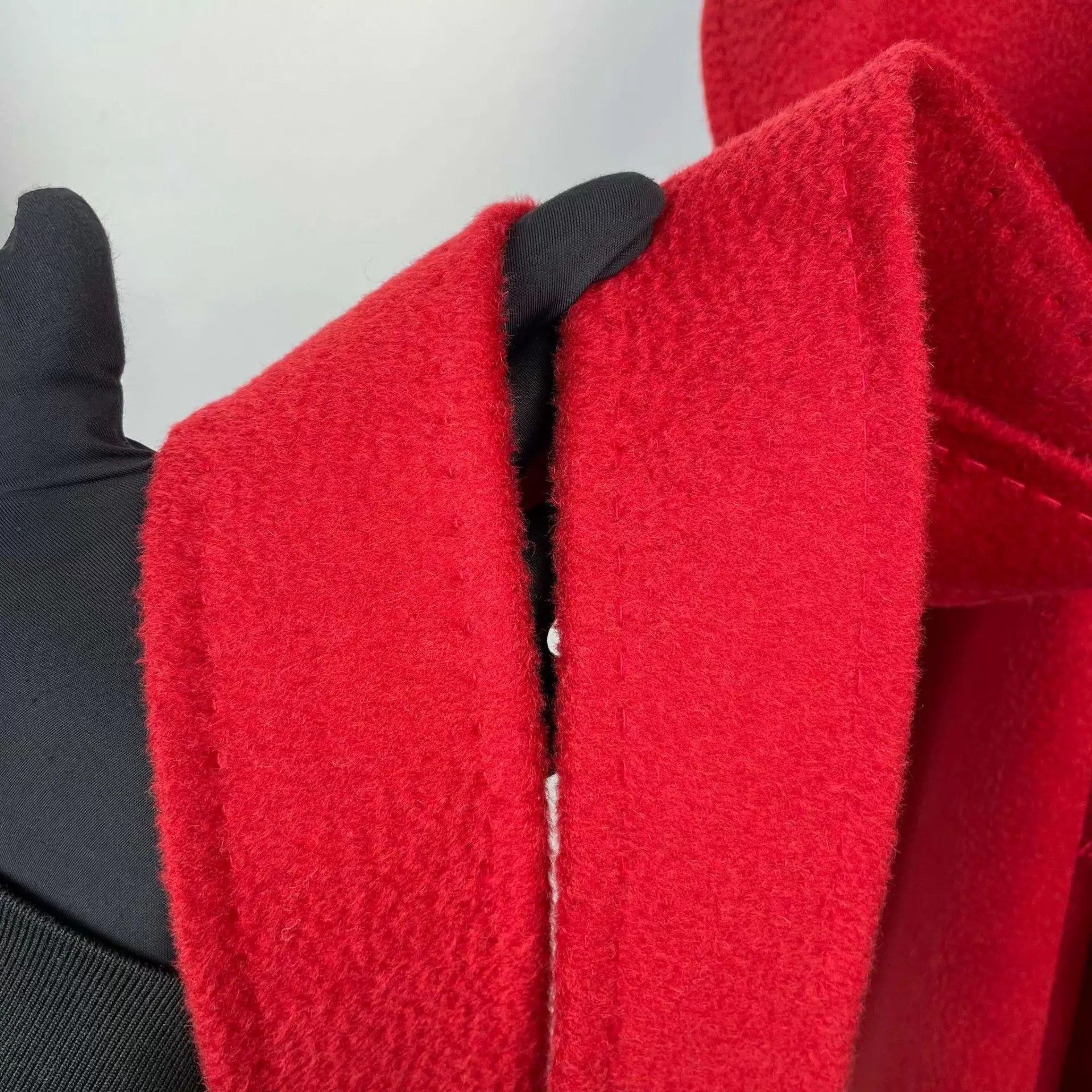 Max Mara MaxMara Red Wool Coat Size XS / US 0-2 / IT 36-38 - 8 Thumbnail
