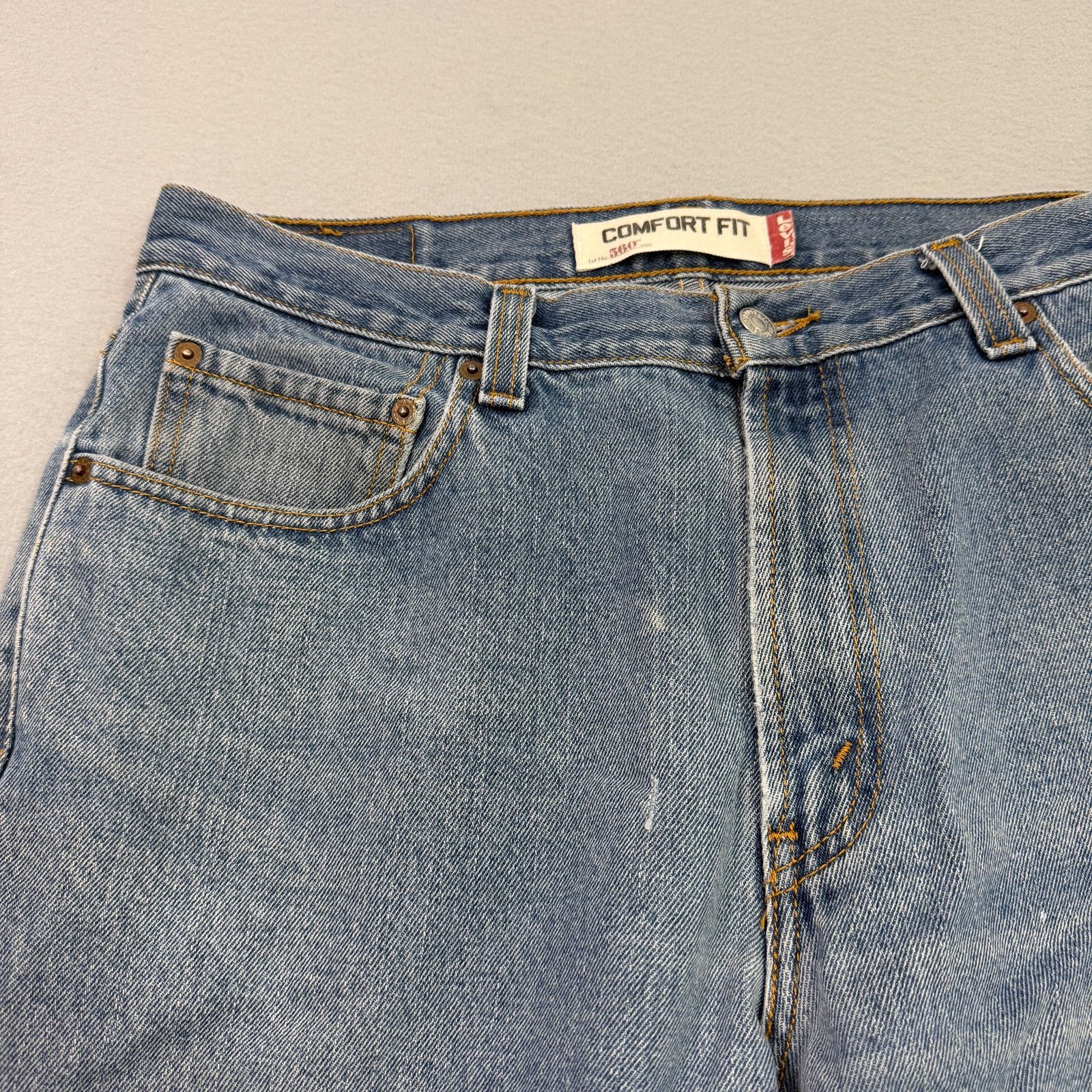 Levi's Vintage Levis 560 Jeans Men's 34x32 Denim y2k Distressed Size US 34 / EU 50 - 3 Thumbnail