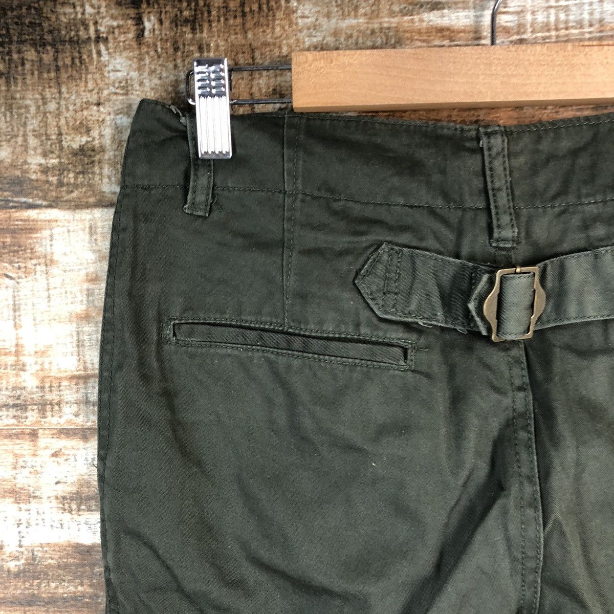 Japanese Brand Imp green Cargo buckle back utility Multipocket Pants #A2434 Size US 28 / EU 44 - 18 Thumbnail