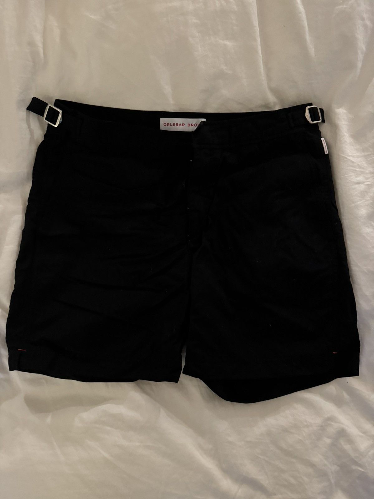 image of Orlebar Brown Bulldog Swim Shorts in Black, Men's (Size 30)