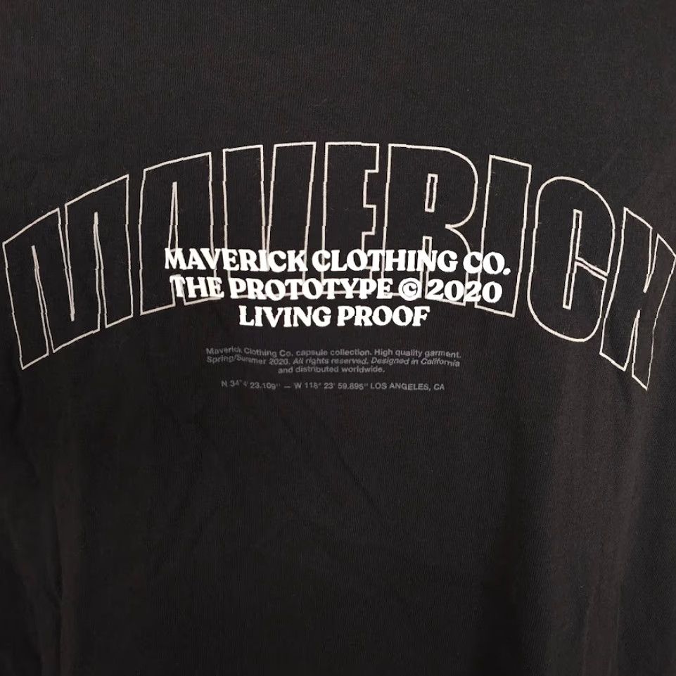 Vintage VINTAGE? Maverick T Shirt Mens XL Black Streetwear Spellout Logan Paul Size US XL / EU 56 / 4 - 3 Thumbnail