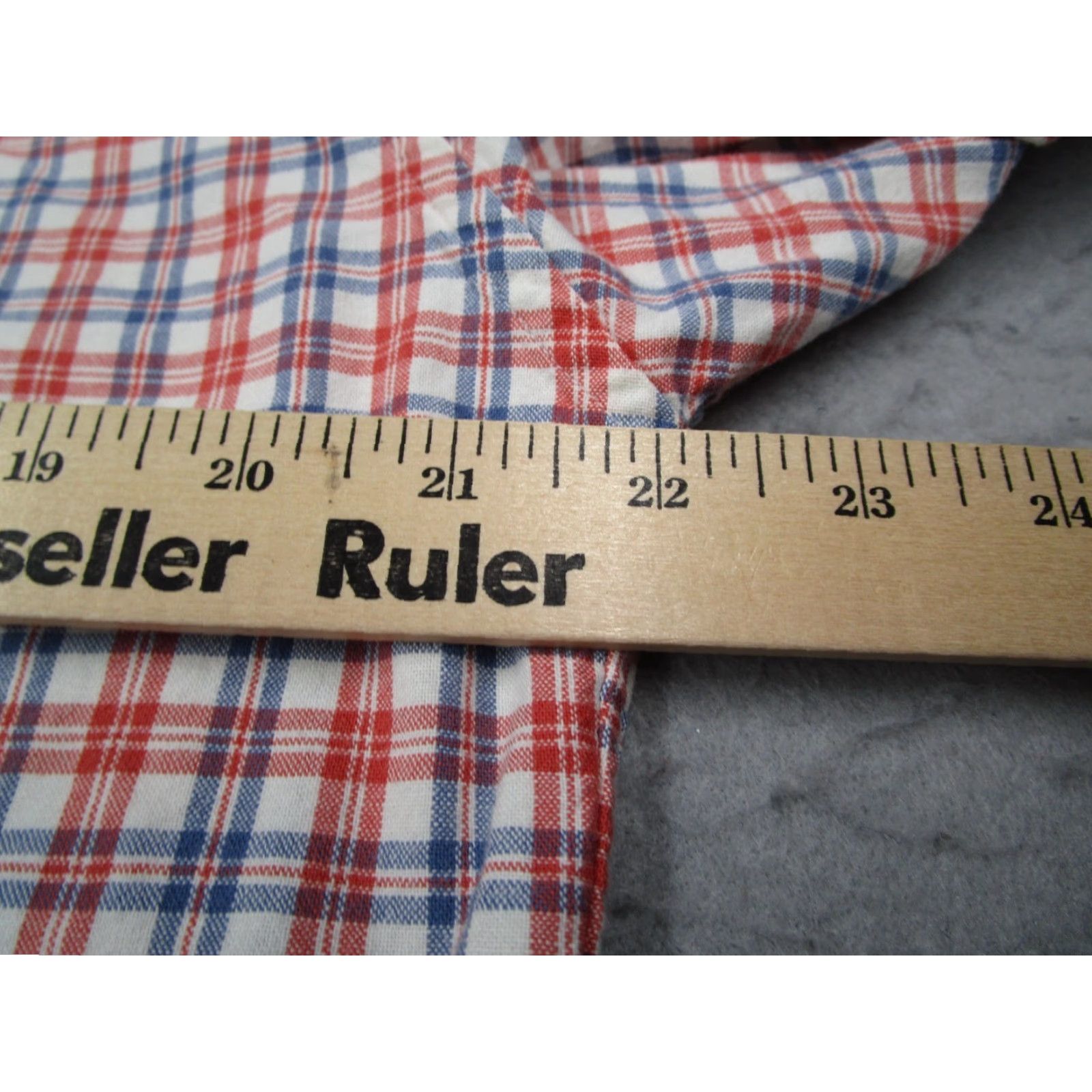 Vintage Lisboa Shirt Mens Large Red Check Button-Up Long Sleeve Twill Casual Workwear Button-Down Collared Cotton 100% Portugal Classic Men Size L Size US L / EU 52-54 / 3 - 7 Thumbnail